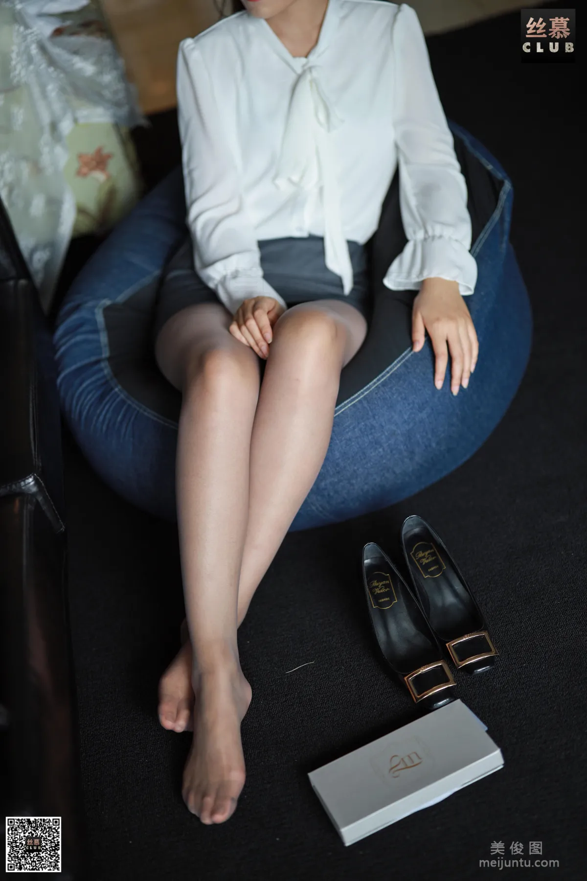 [SiMu] SM087 One Yuan a Day, Miss Zhang, Miss Zhang's Gray Stockings photo 11