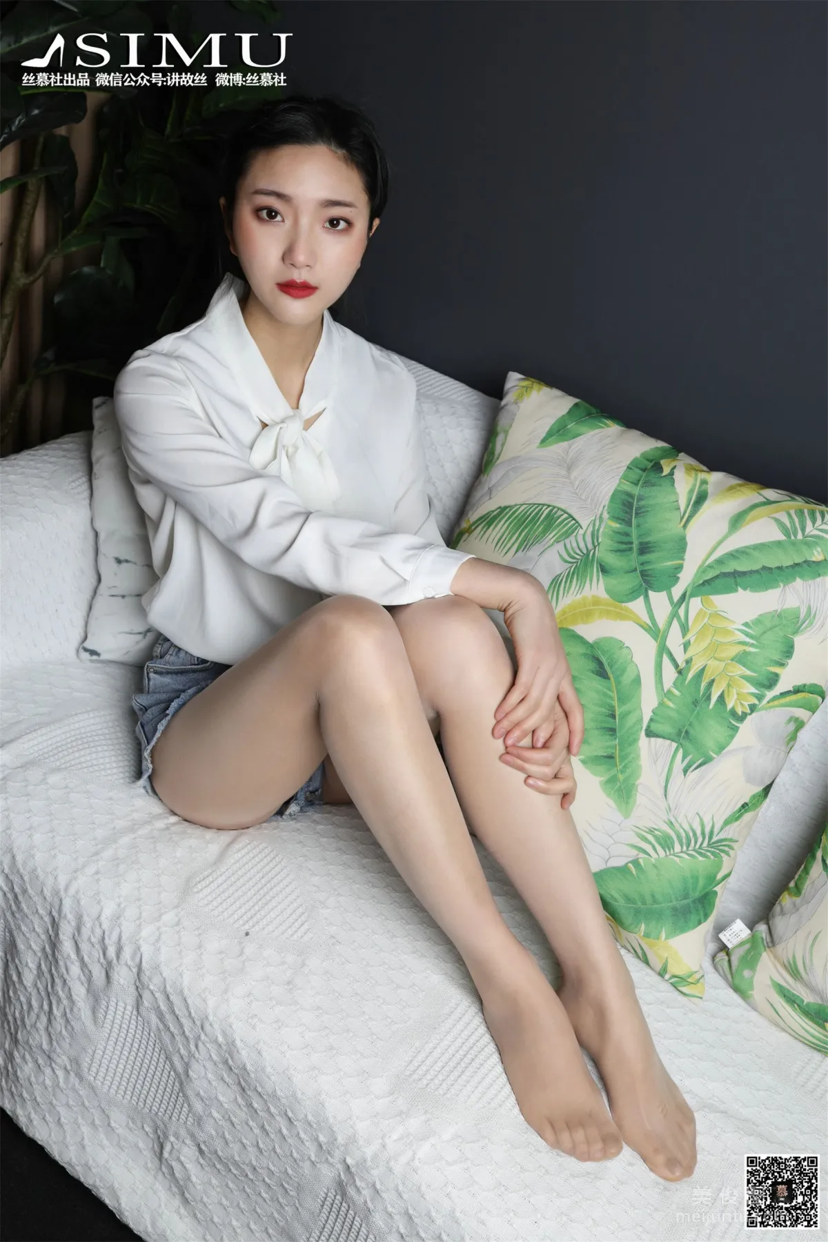 [SiMu] SM196 Tian Tian Yi Yuan Jia Jia, Sheer Stockings and Hot Pants photo 38