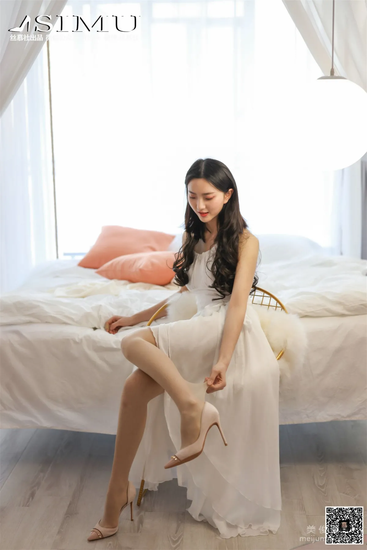 [SiMu] SM235 Tian Tian Yi Yuan Jia Jia 'The Bright Moon Kisses the White Veil' photo 40