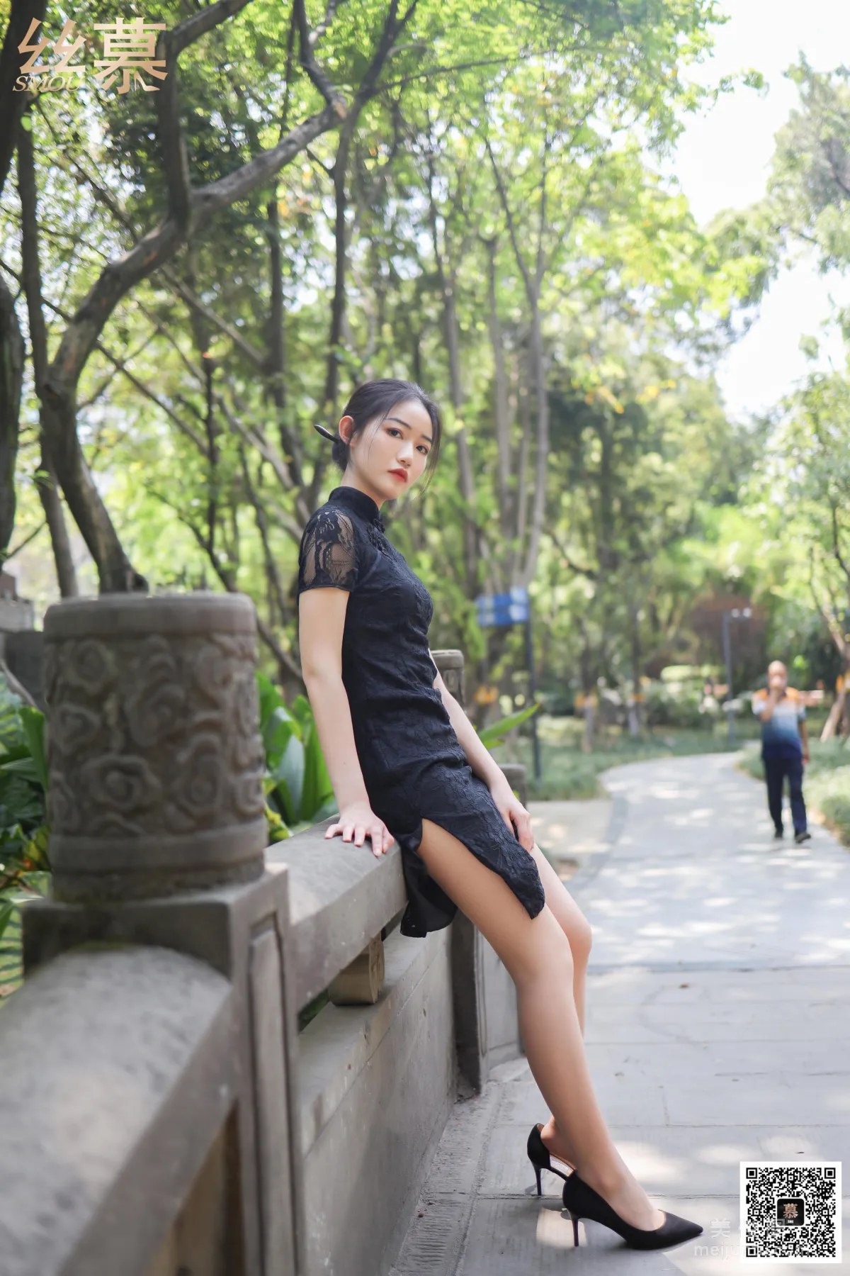 [SiMu] SM310 Tiantian Yiyuan Shuang Shuang - Strolling in the Park photo 8