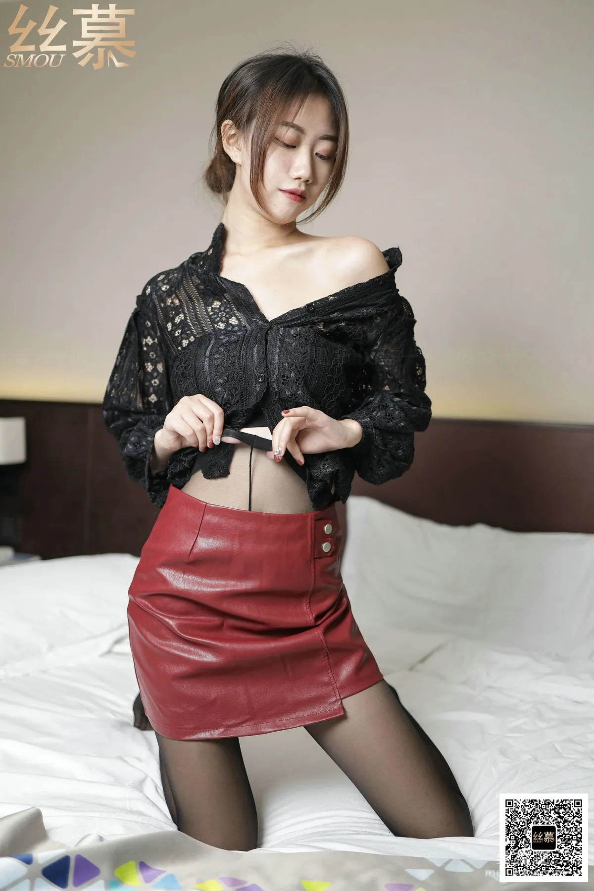[丝慕] SM397 天天一元 米朵《皮裙里的秘密》57