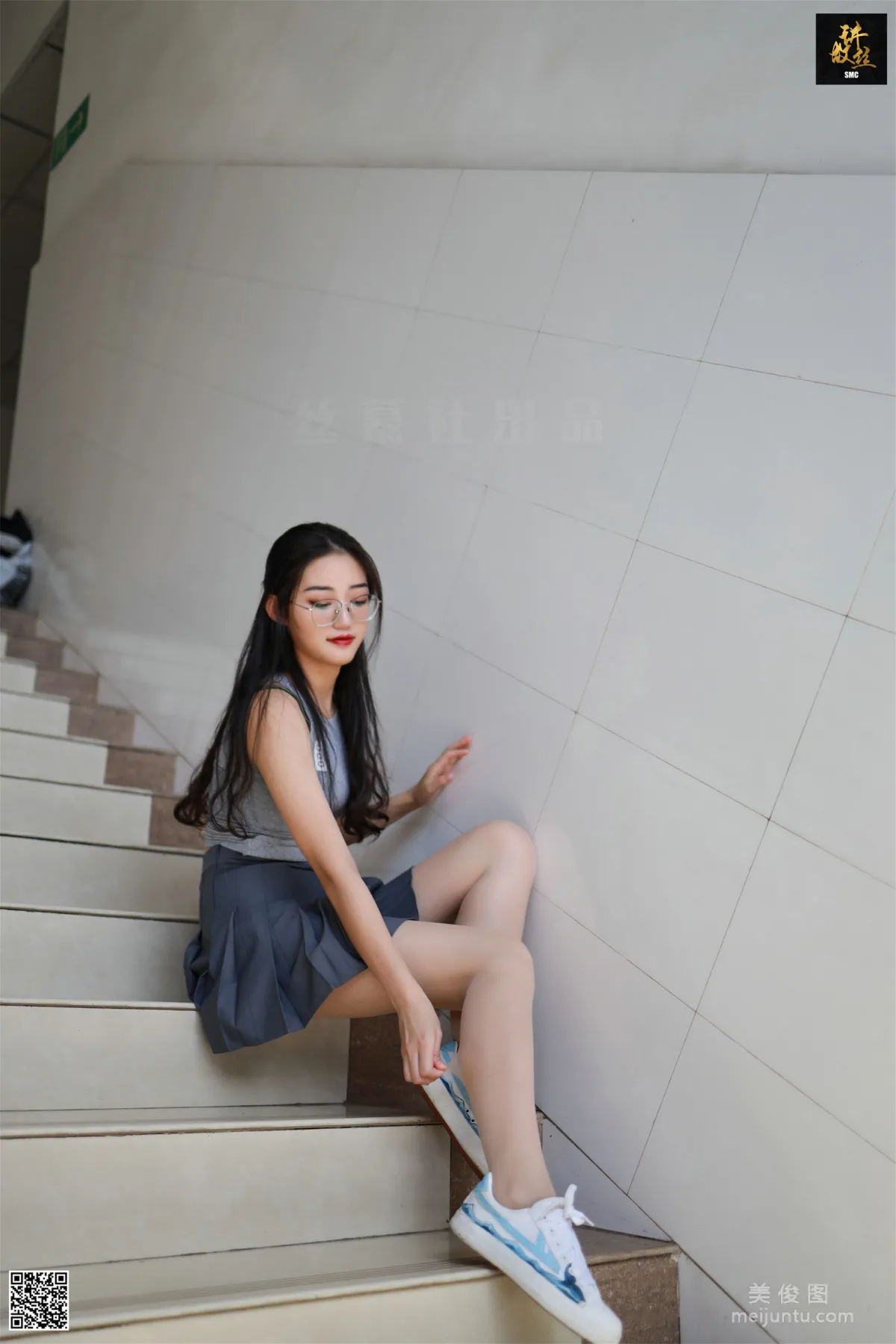 [SiMu] Close-Up Collection TX003 Shuang Shuang Campus Little Stockings Girl photo 45