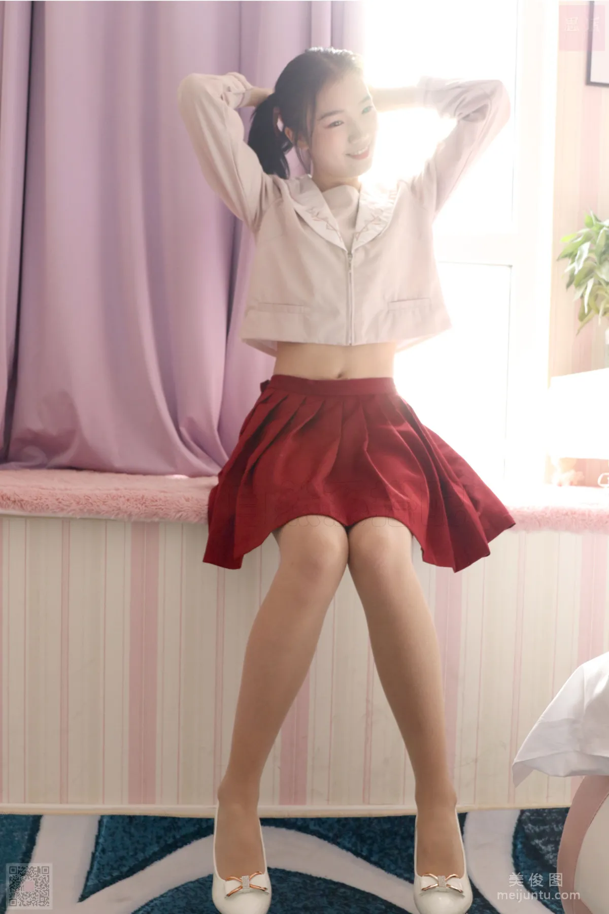 [思話SiHua] SH038 瑤瑤 - 薄絲襪的JK少女 4