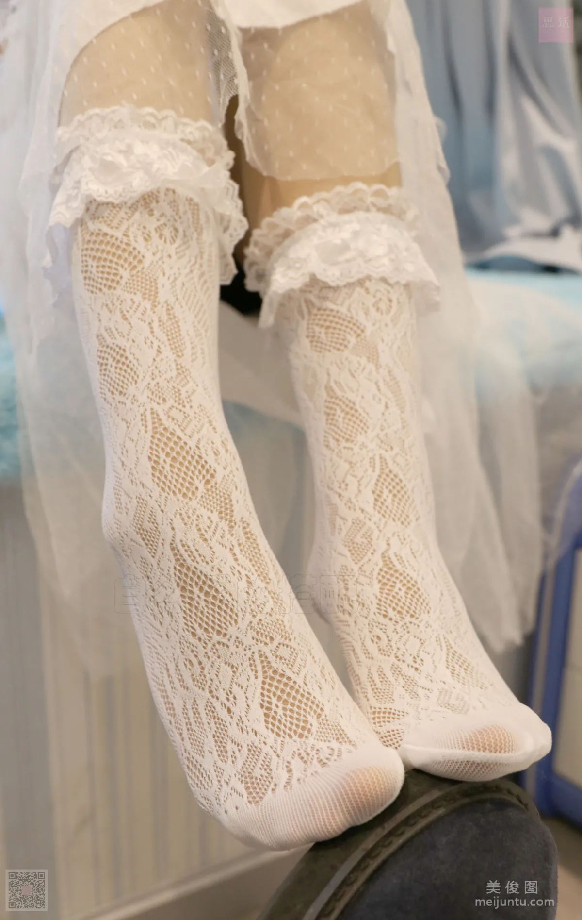 [SiHua] SH057 Biao Mei, Shy Beauty in a White Dress photo 6