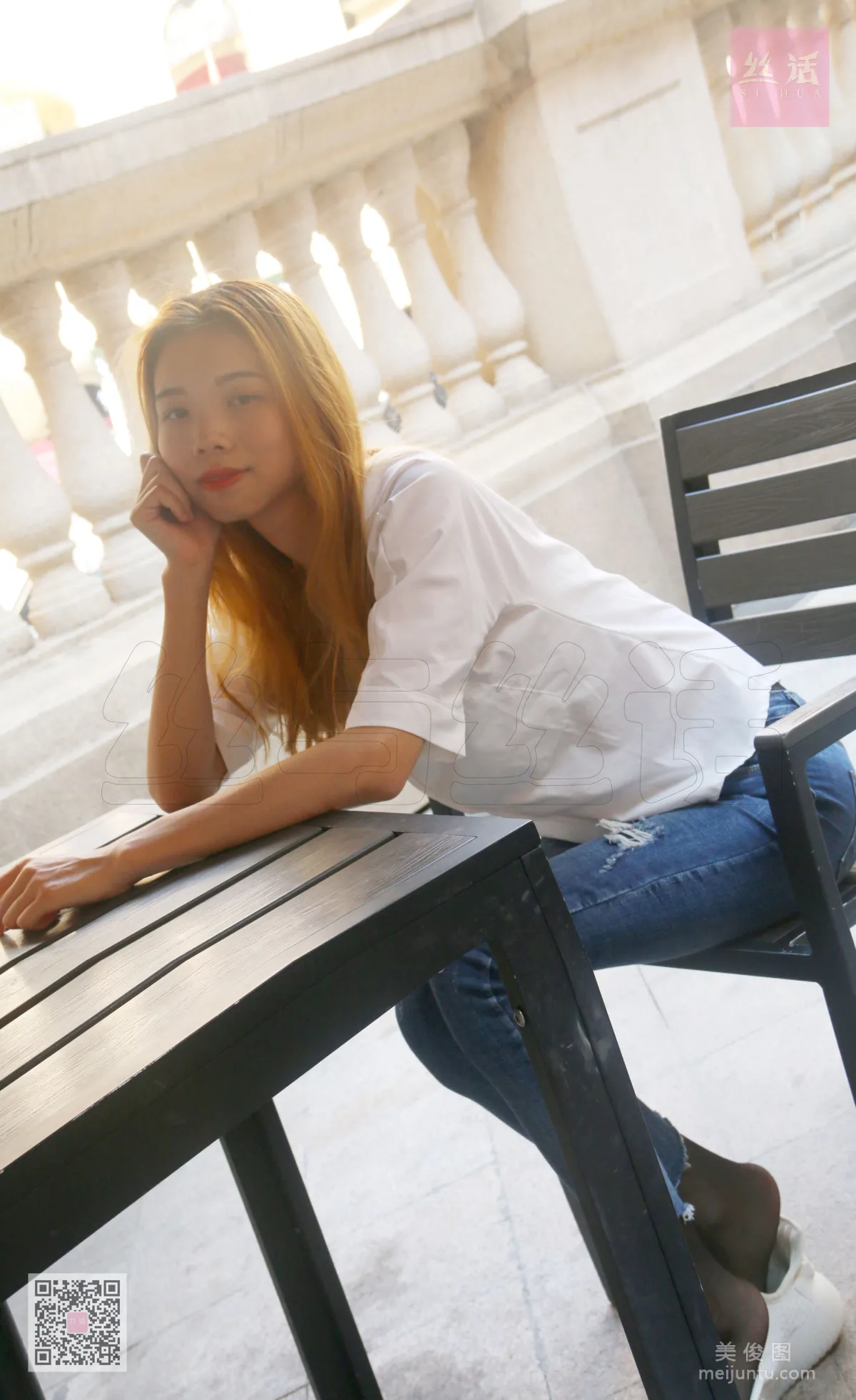 [SiHua] SH006 Jing Xian, Encountering Chris on the Pedestrian Street photo 61