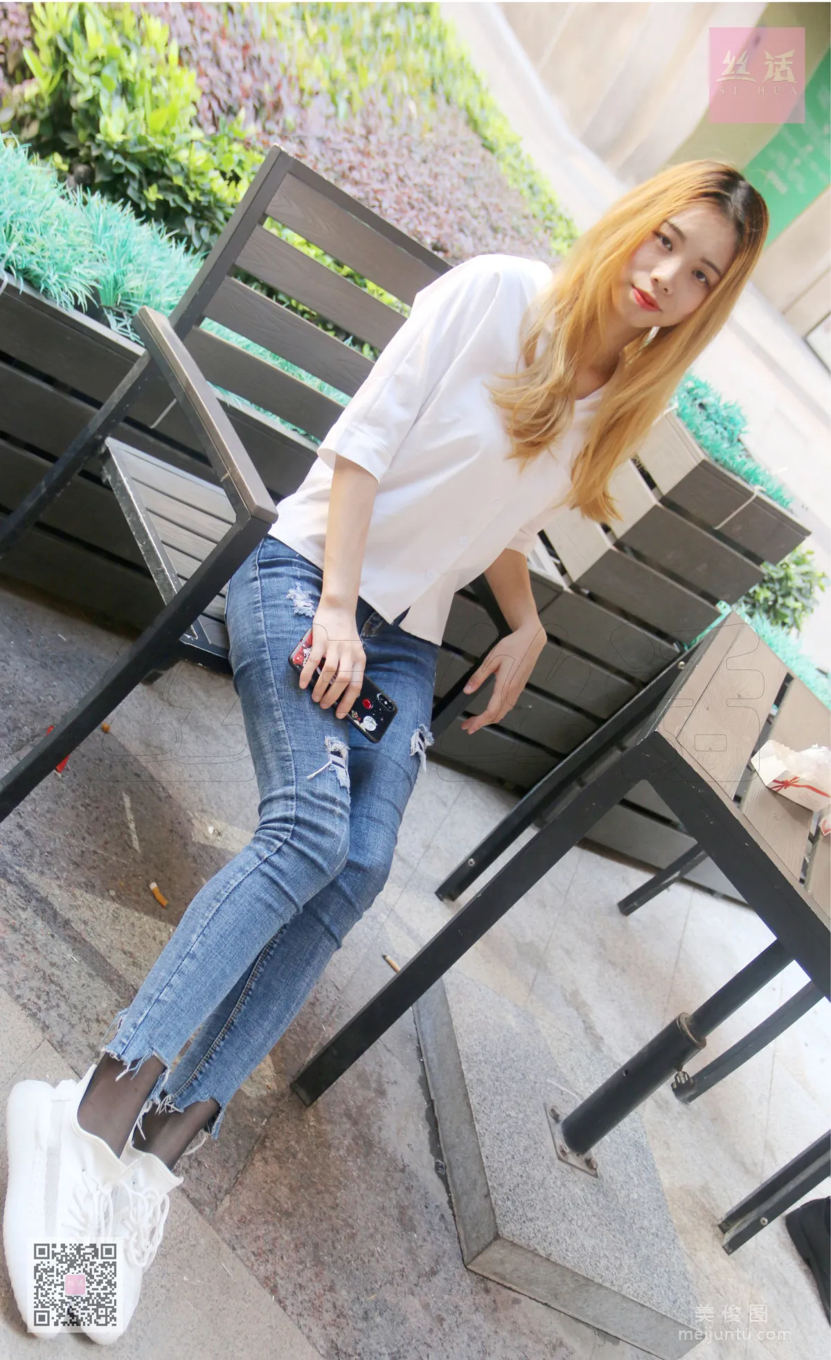 [SiHua] SH006 Jing Xian, Encountering Chris on the Pedestrian Street photo 74