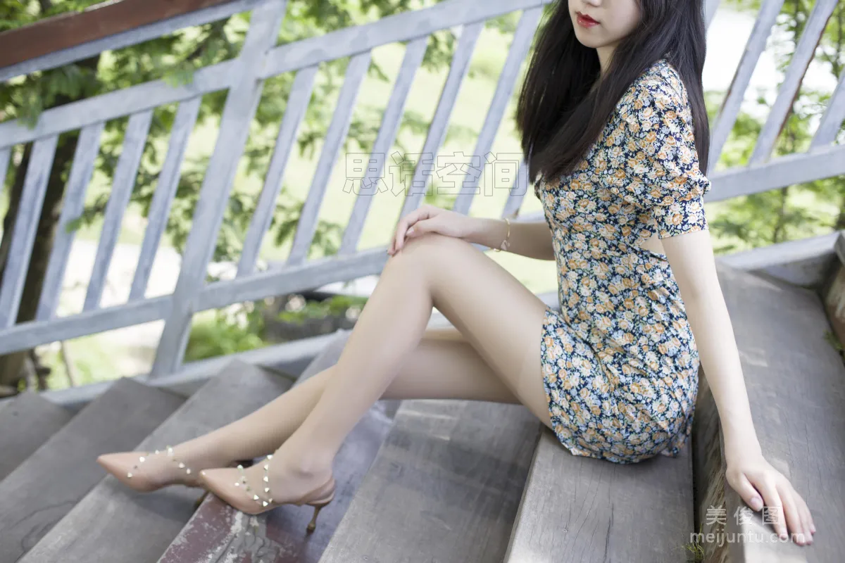 [思話SiHua] SH121 子琦 - 綠林碎花 25