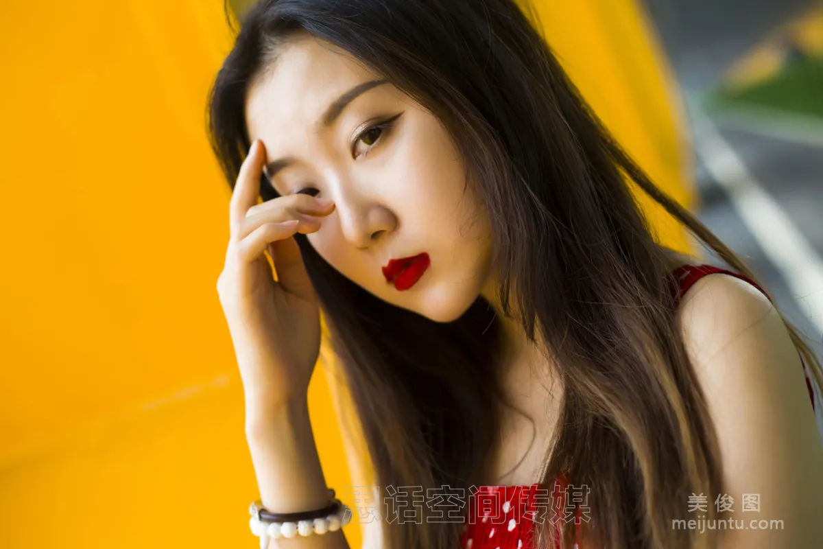 [SiHua] SH125 Lu Lu - Yangtze River Bridge Mysterious Red Dress photo 40