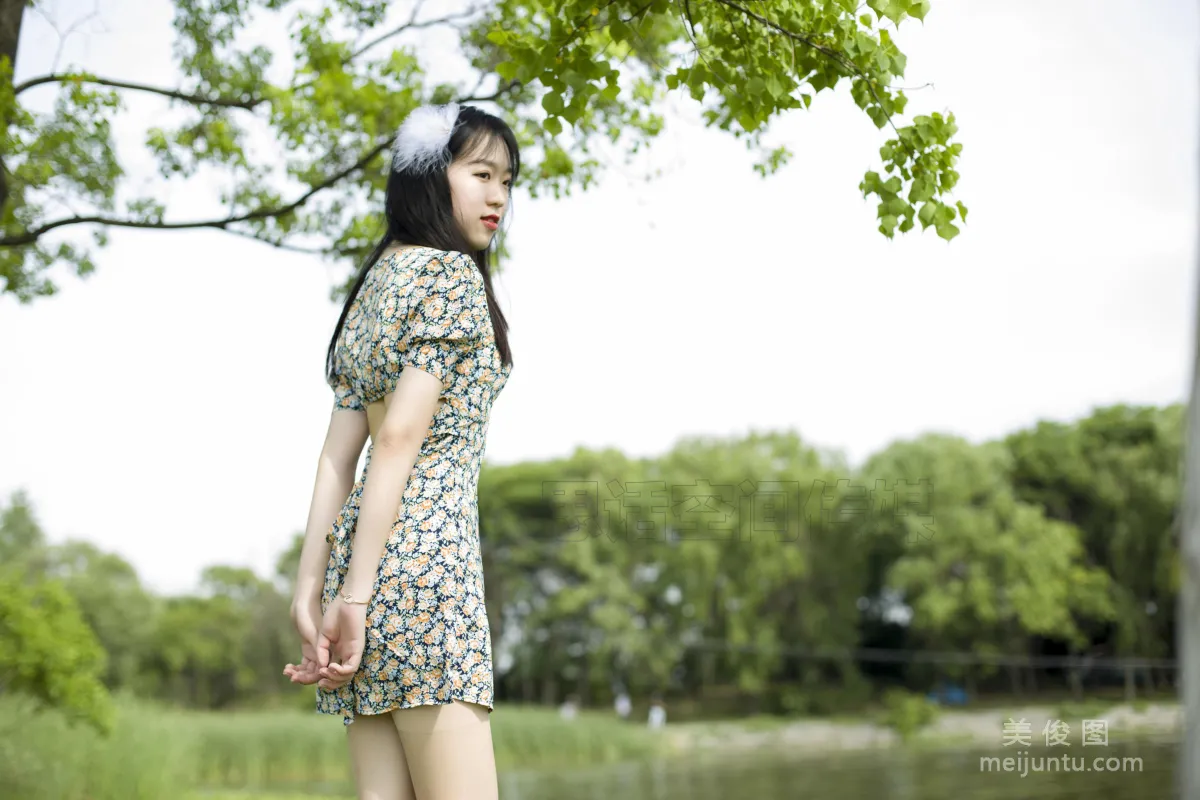 [思話SiHua] SH121 子琦 - 綠林碎花 33
