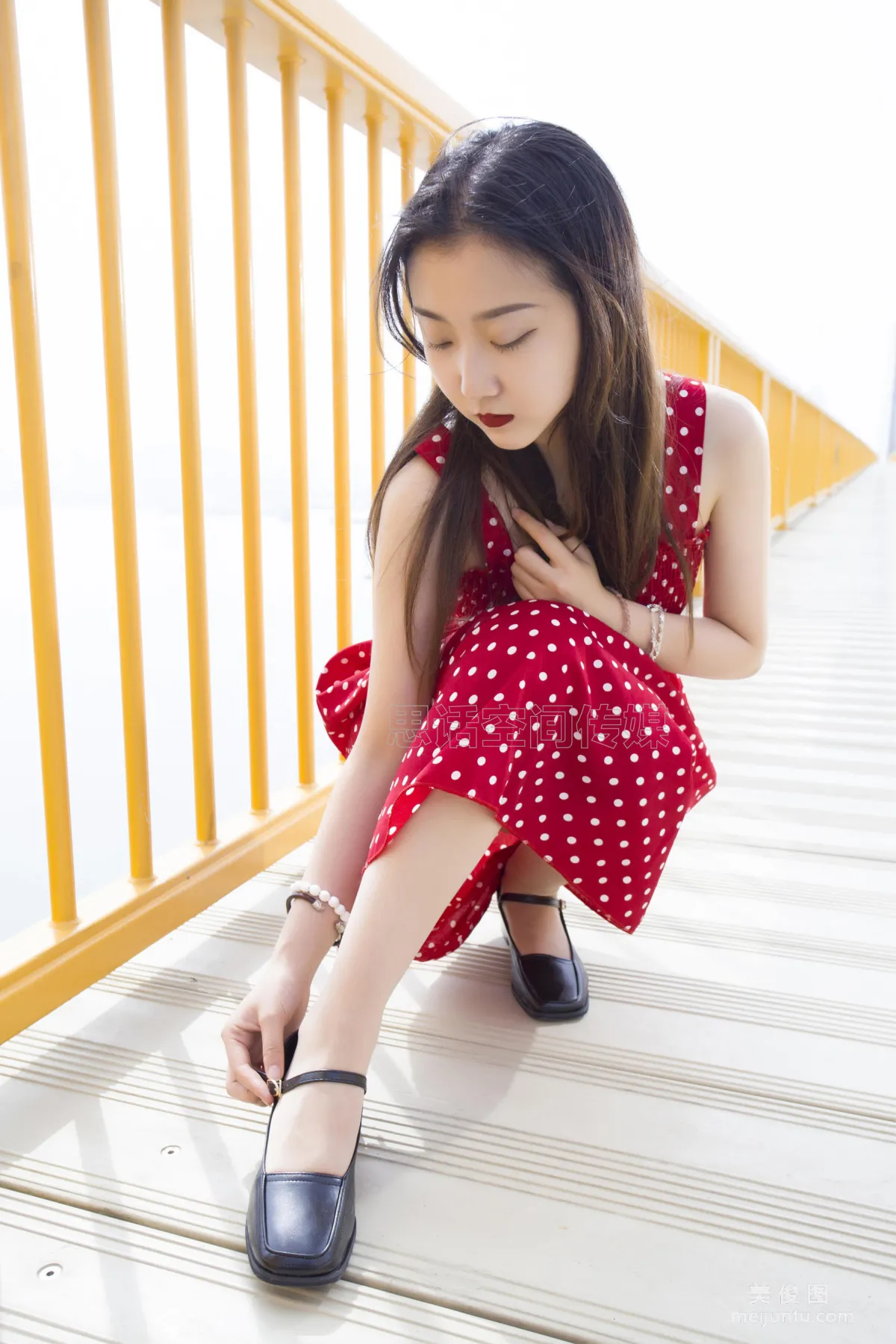 [SiHua] SH125 Lu Lu - Yangtze River Bridge Mysterious Red Dress photo 34