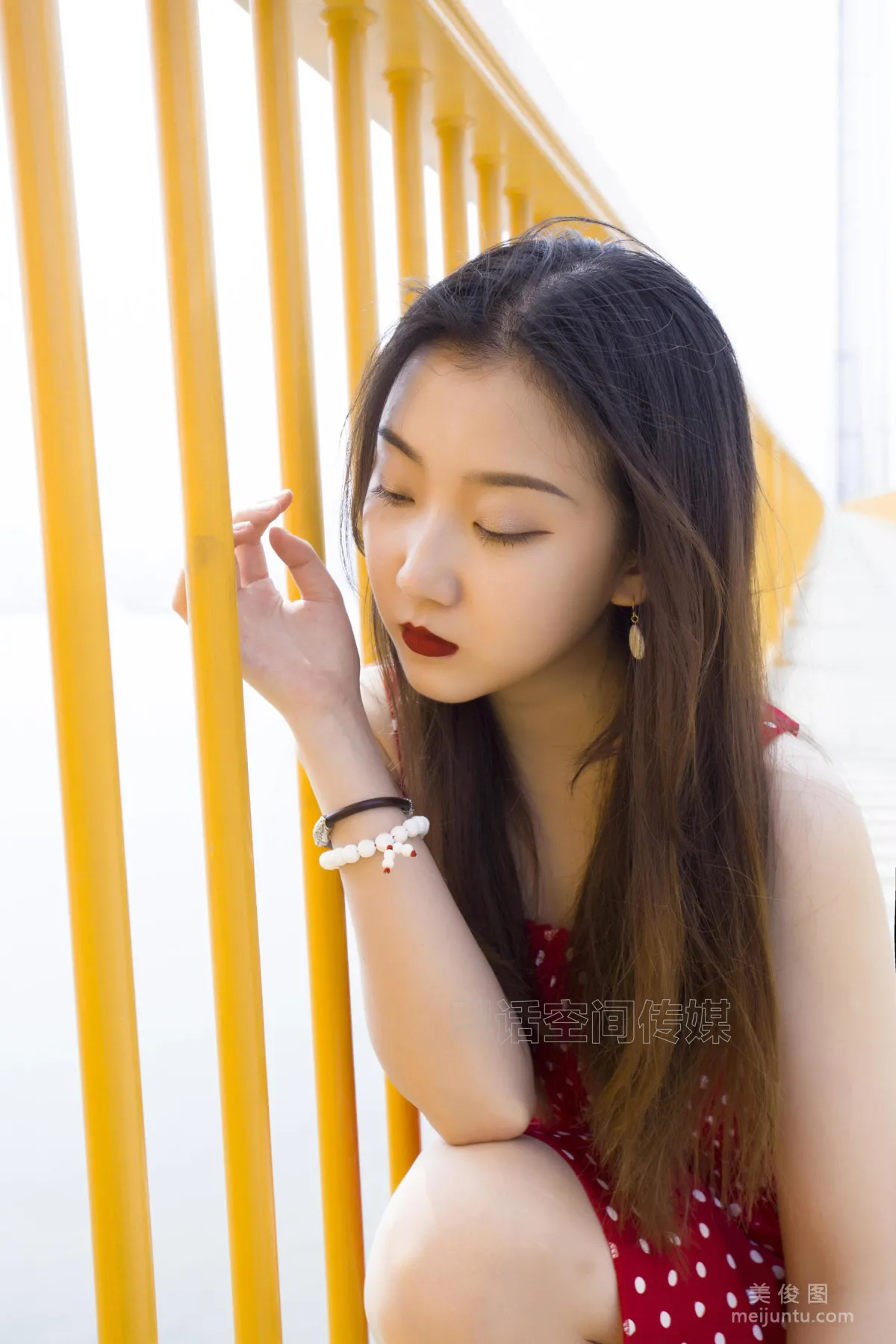 [SiHua] SH125 Lu Lu - Yangtze River Bridge Mysterious Red Dress photo 30