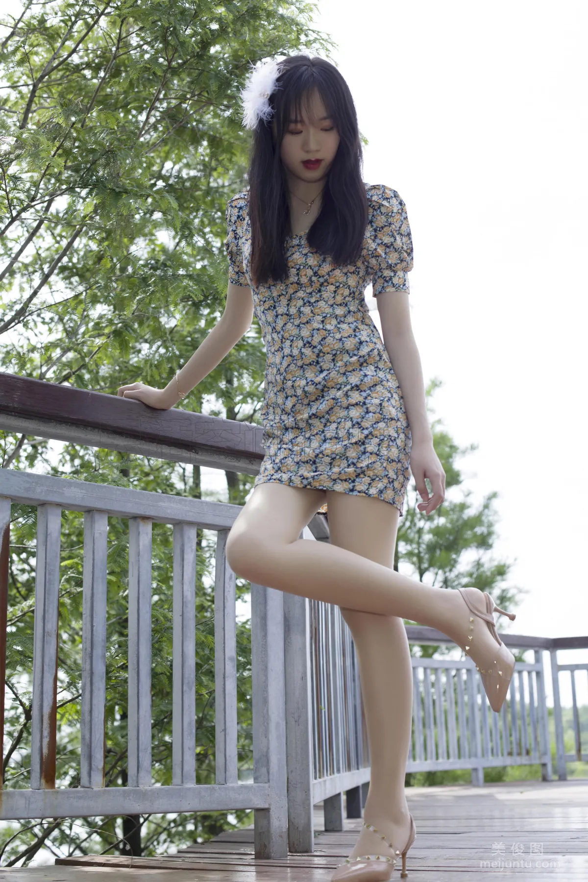 [思話SiHua] SH121 子琦 - 綠林碎花 10