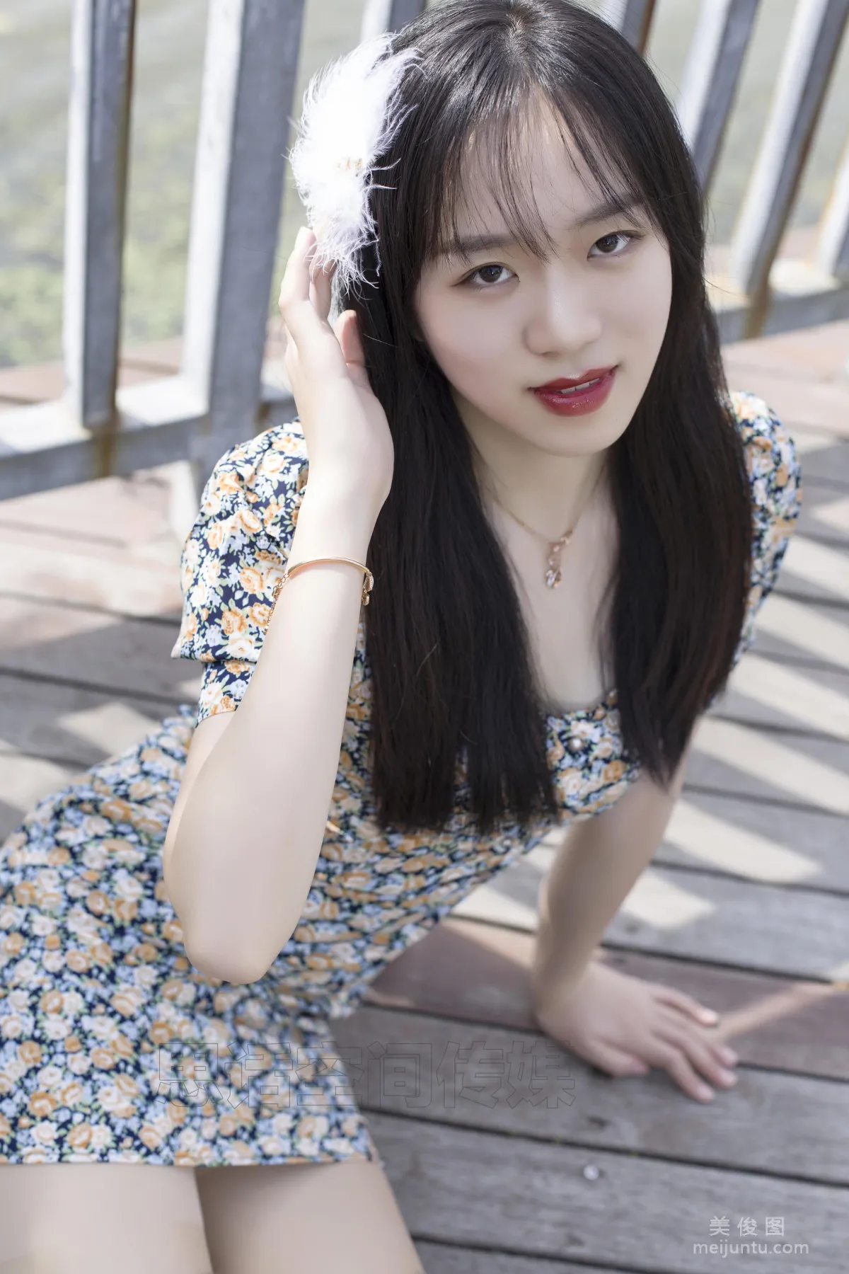 [思話SiHua] SH121 子琦 - 綠林碎花 8