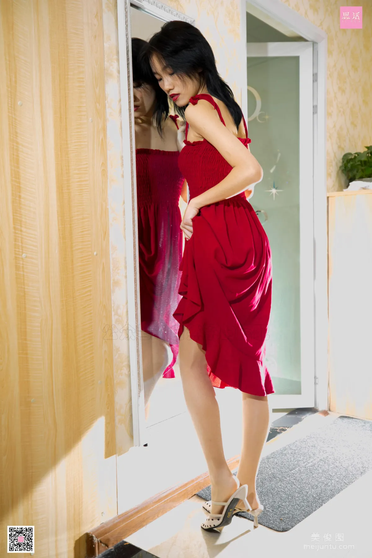 [SiHua] SH101 Yao Yao - Red Dress Girl Grows Up photo 53