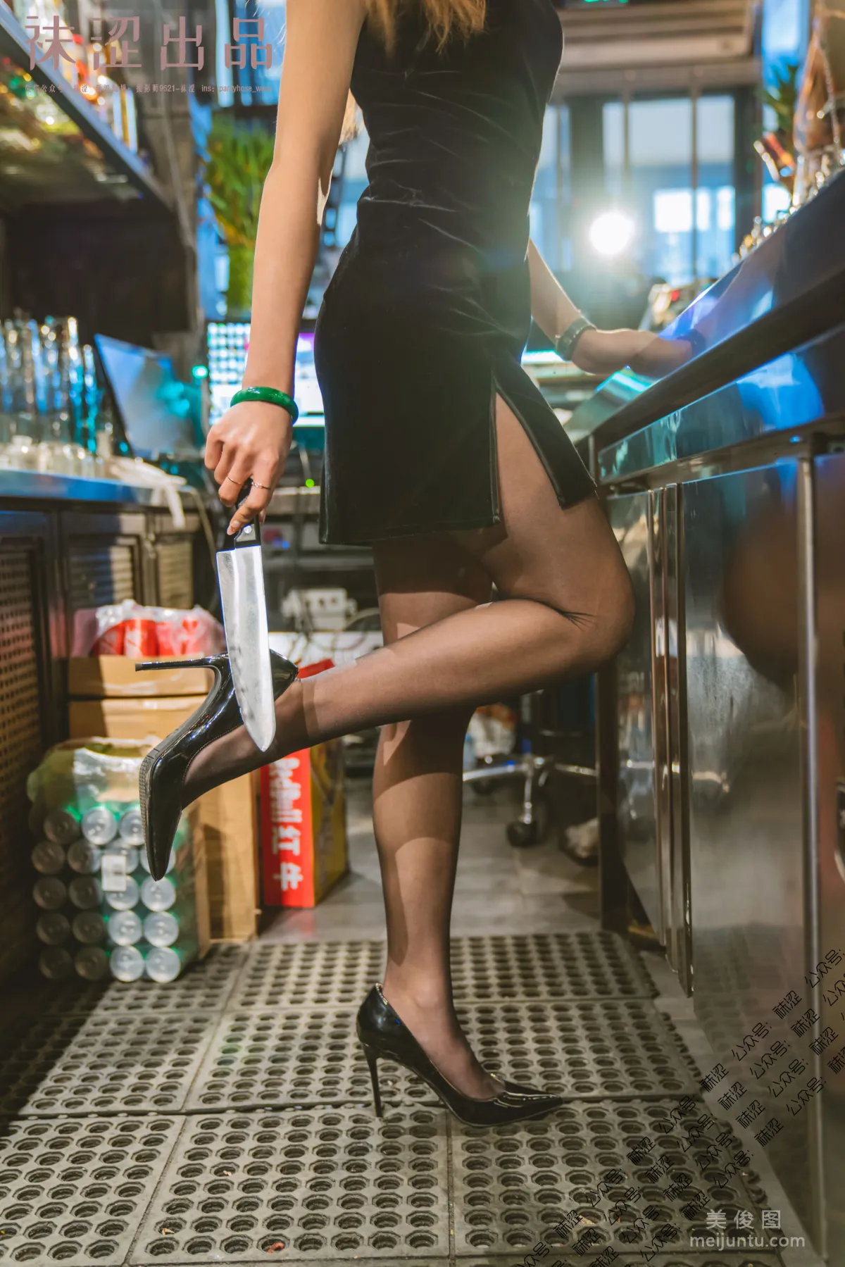 [Wase] VOL.054 Liu Haha, Black Stockings and Little Qipao photo 49