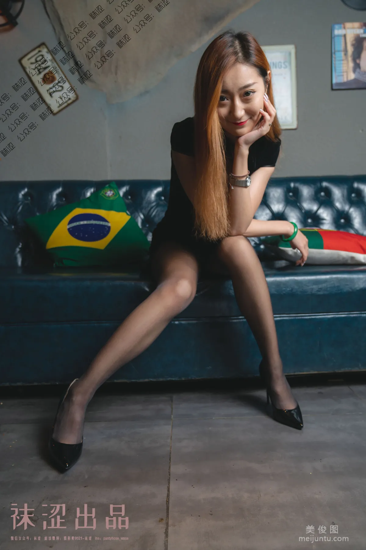 [Wase] VOL.054 Liu Haha, Black Stockings and Little Qipao photo 10