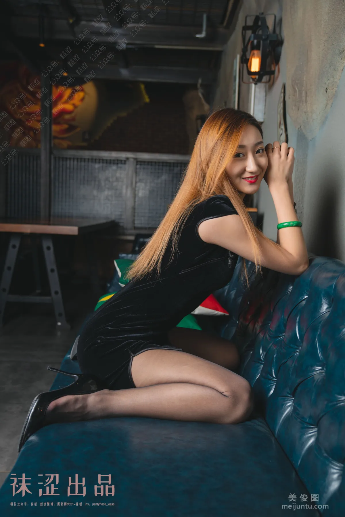 [Wase] VOL.054 Liu Haha, Black Stockings and Little Qipao photo 22