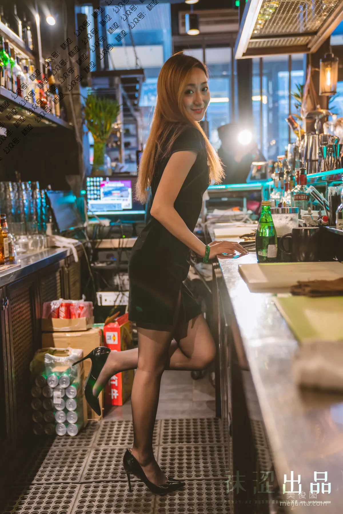 [Wase] VOL.054 Liu Haha, Black Stockings and Little Qipao photo 48