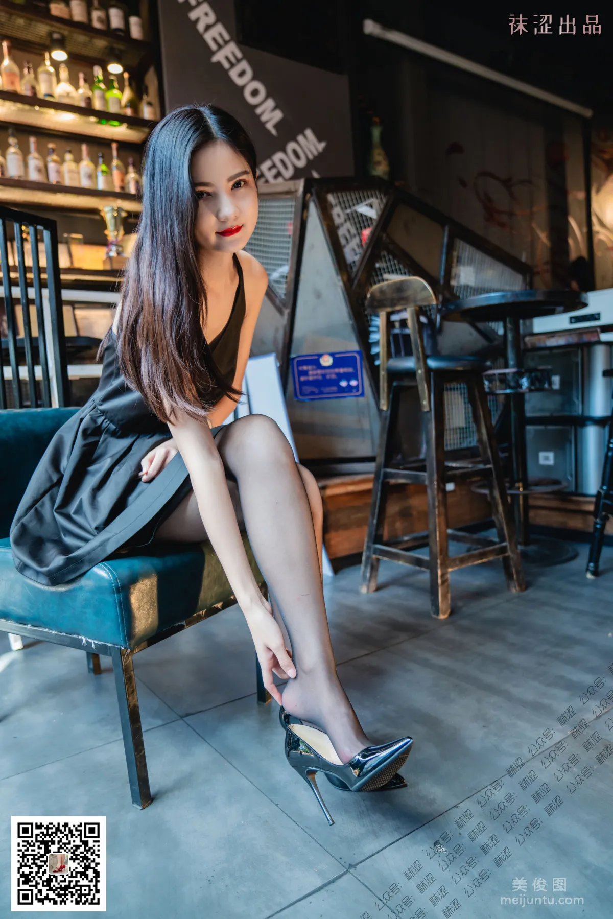 [Wase] VOL.040 An Ni, Ultimate Black Stockings Photo Collection photo 48