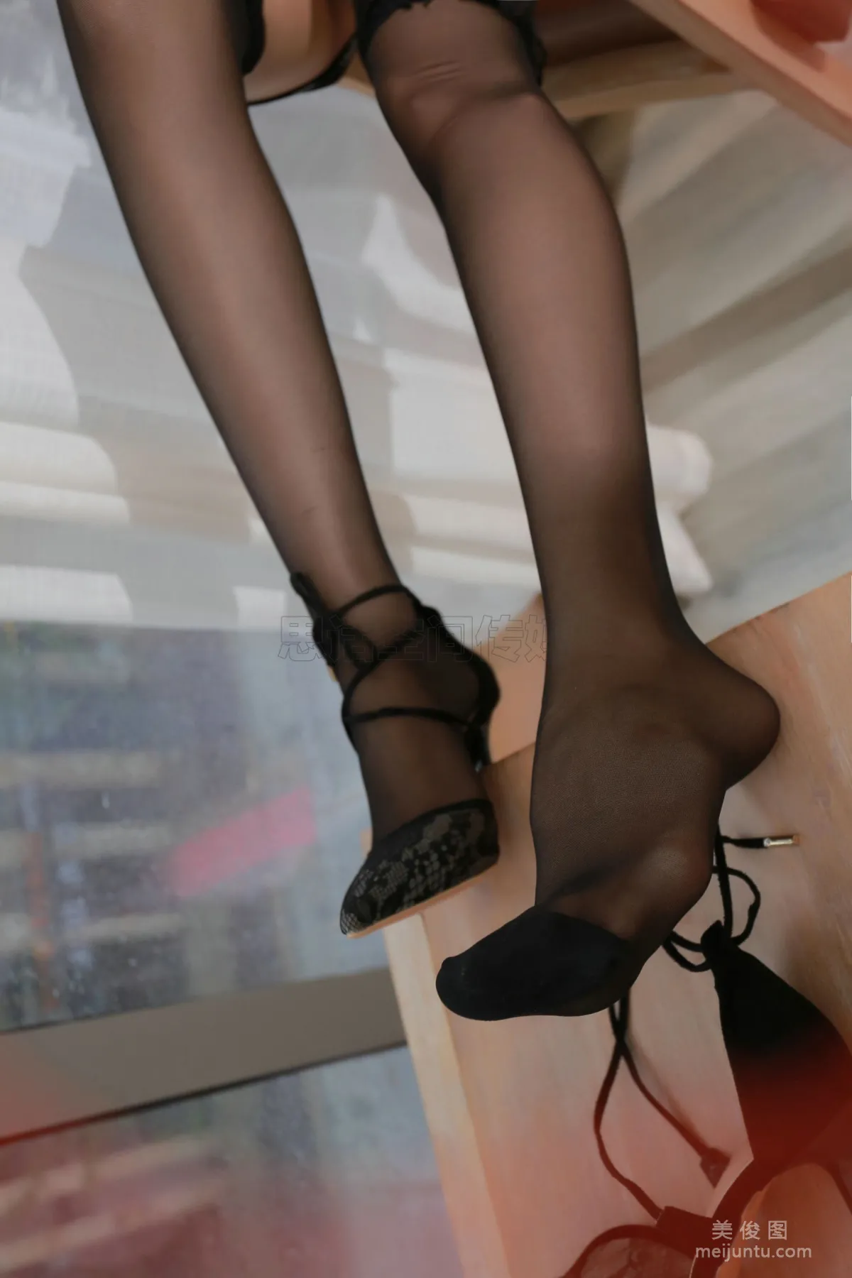 [SiHua] SH181 Xi Ran - Black Stockings Goddess's Long Legs Temptation photo 37