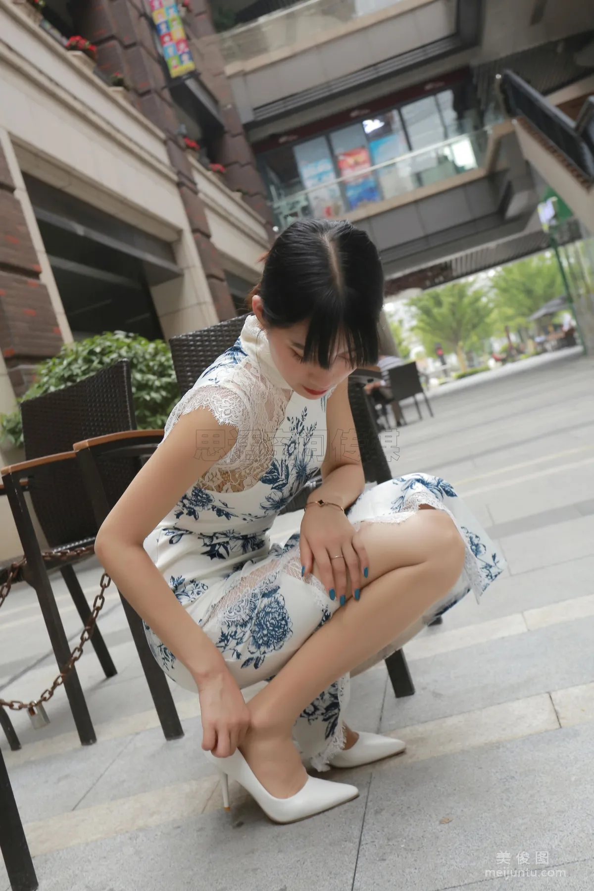 [SiHua] SH187 Shi Shi, Qipao Goddess in Flesh Stockings photo 31