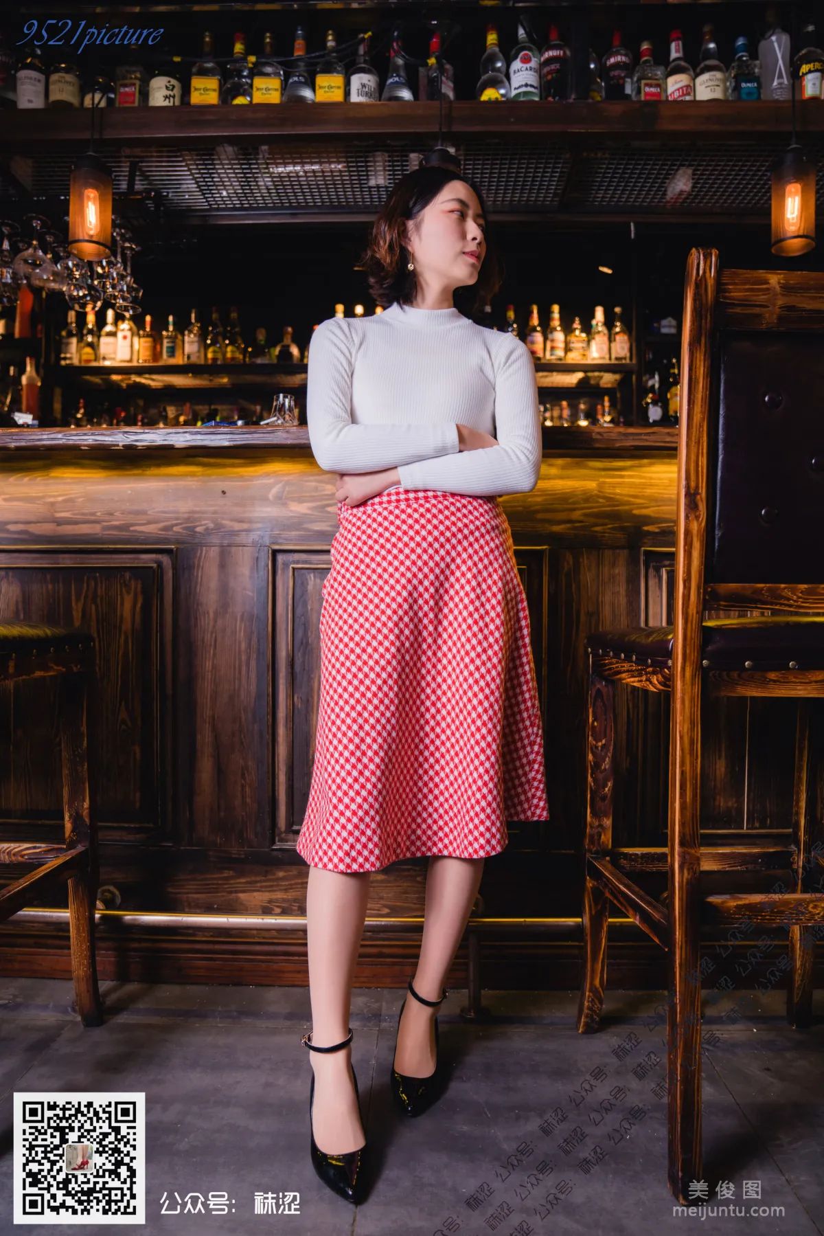 [Wase] VOL.024 Xue Li, Vintage Suit Velvet Stockings photo 49
