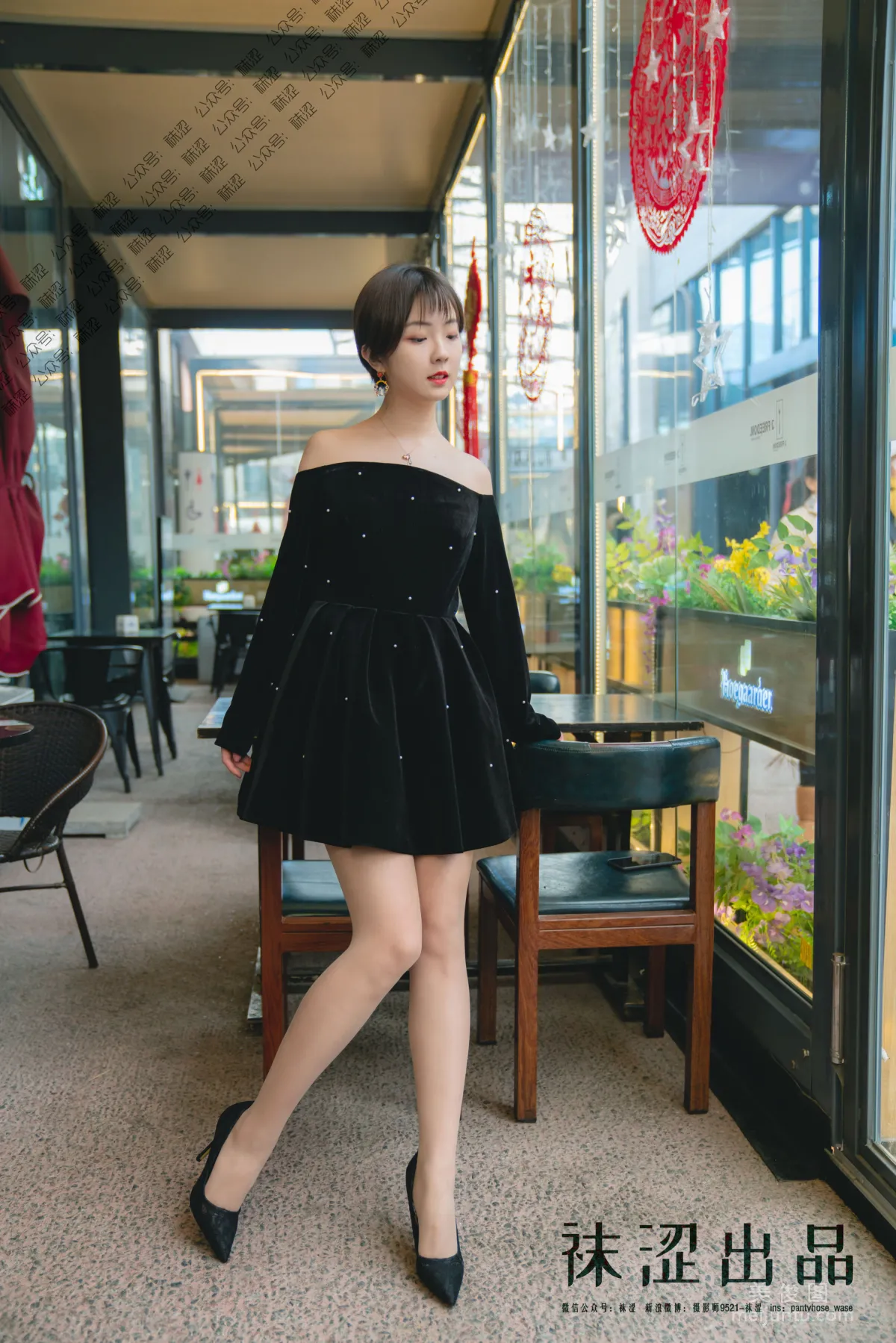 [襪澀] VOL.056 暖暖 - 黑色小禮服 21