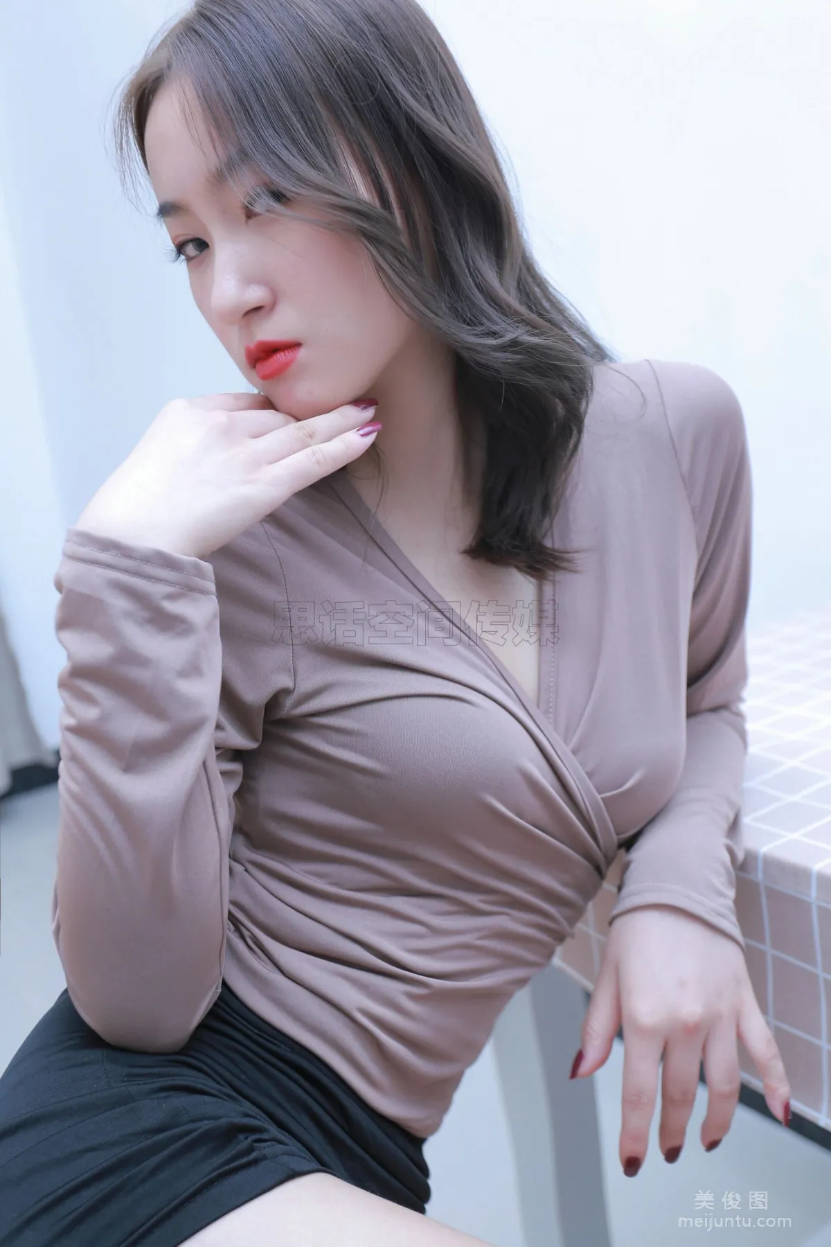 [SiHua] SH170 Reya - Little Pleasure of High Tube Nude Stockings on a Leisurely Day photo 44