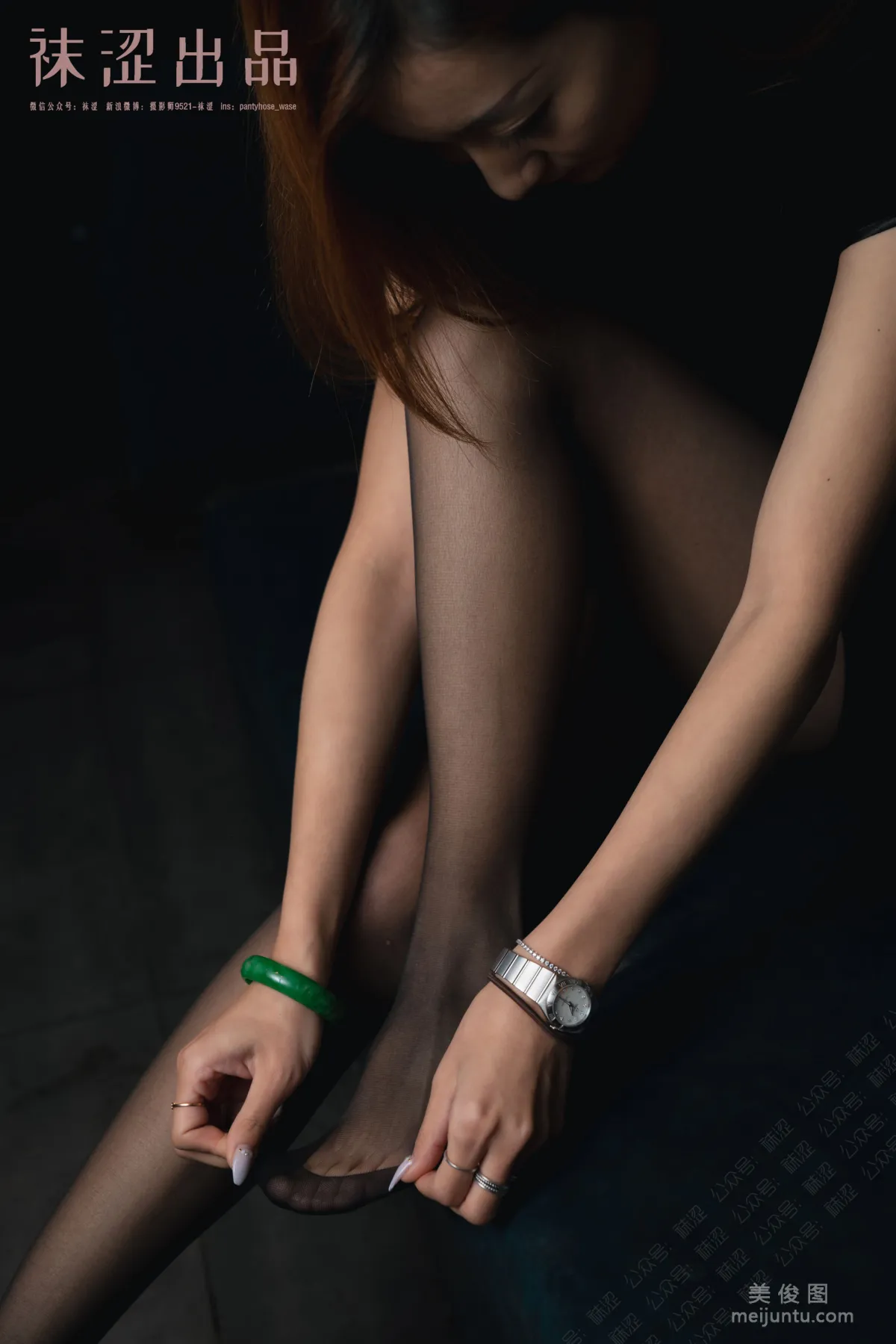 [Wase] VOL.054 Liu Haha, Black Stockings and Little Qipao photo 27