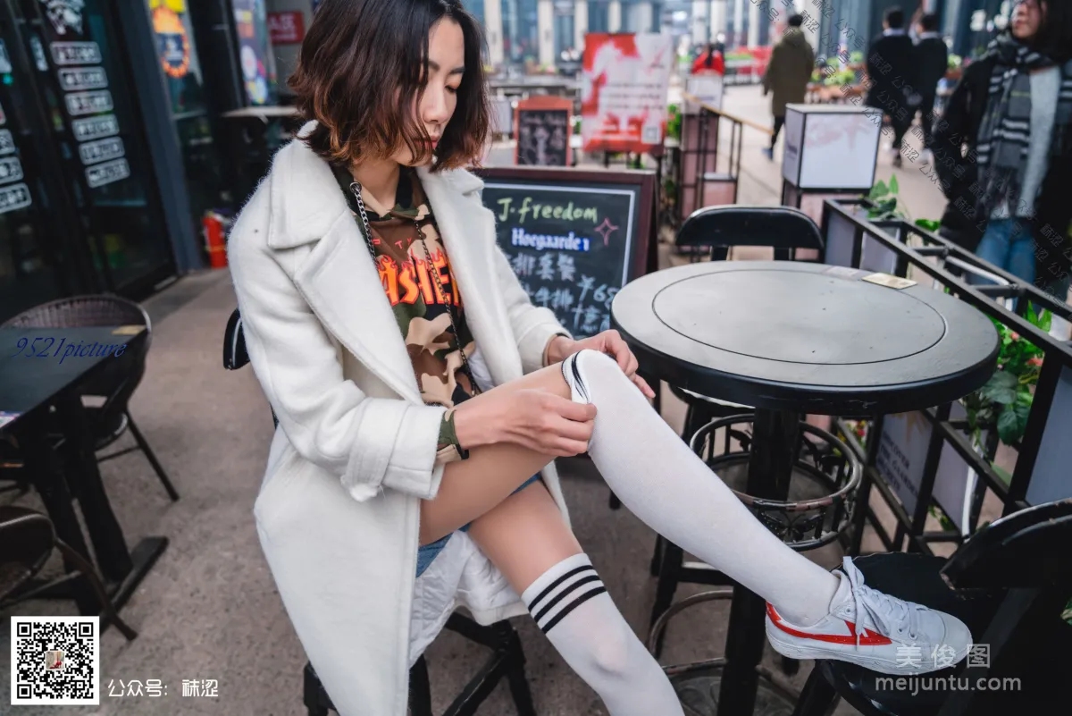 [Wase] VOL.022 Xue Li, Nude Stockings with White Expired Stockings photo 9