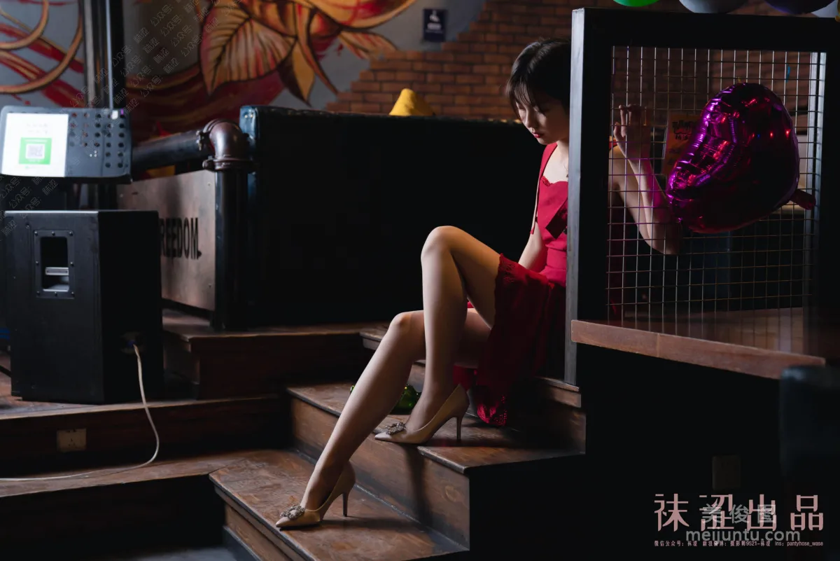 [襪澀] VOL.057 暖暖 - 紅色長裙 23