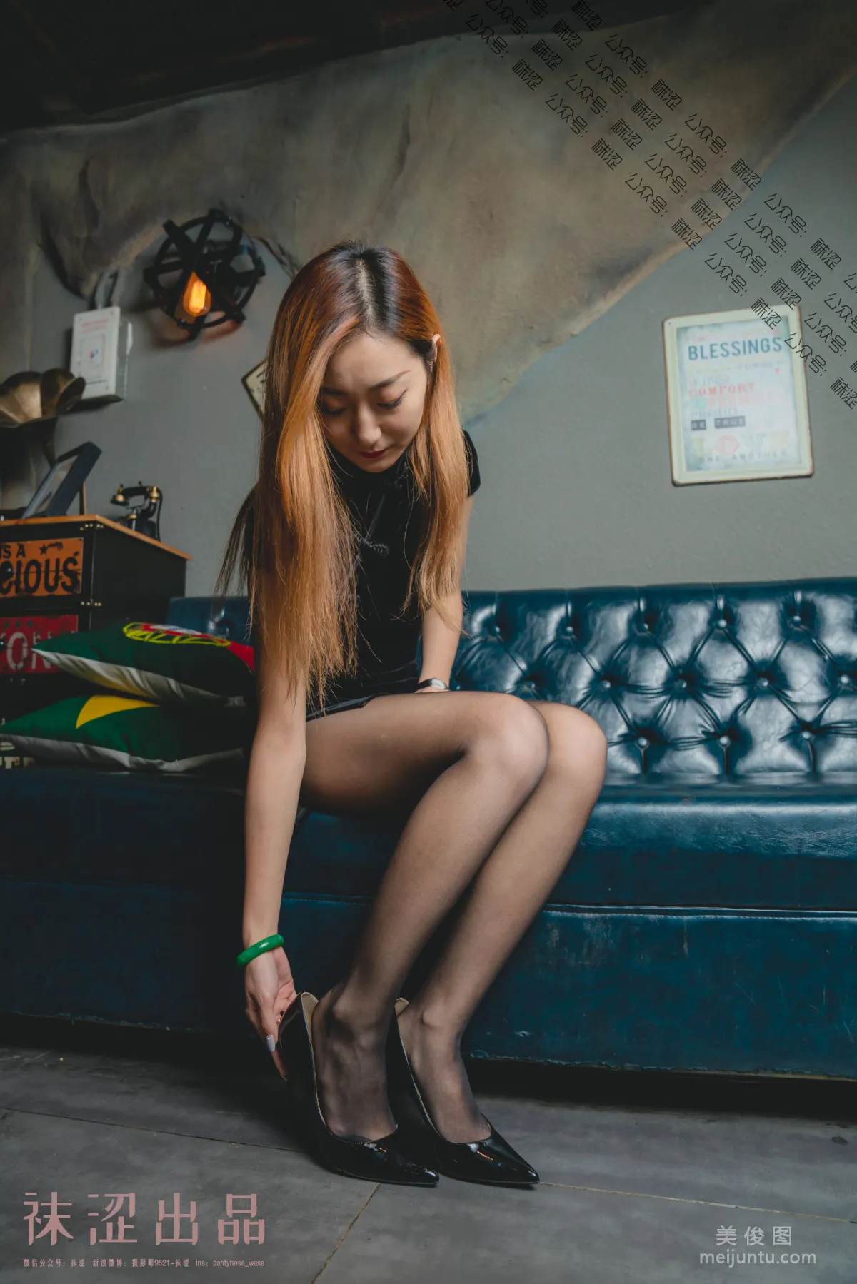 [Wase] VOL.054 Liu Haha, Black Stockings and Little Qipao photo 33