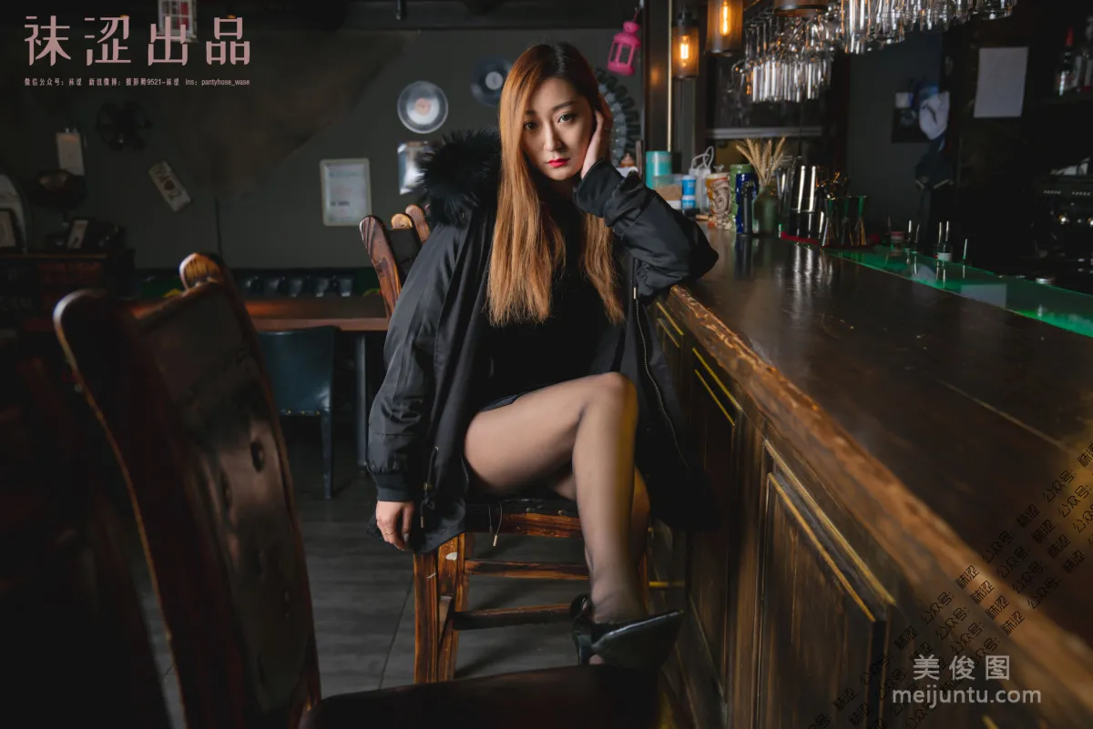 [Wase] VOL.054 Liu Haha, Black Stockings and Little Qipao photo 4