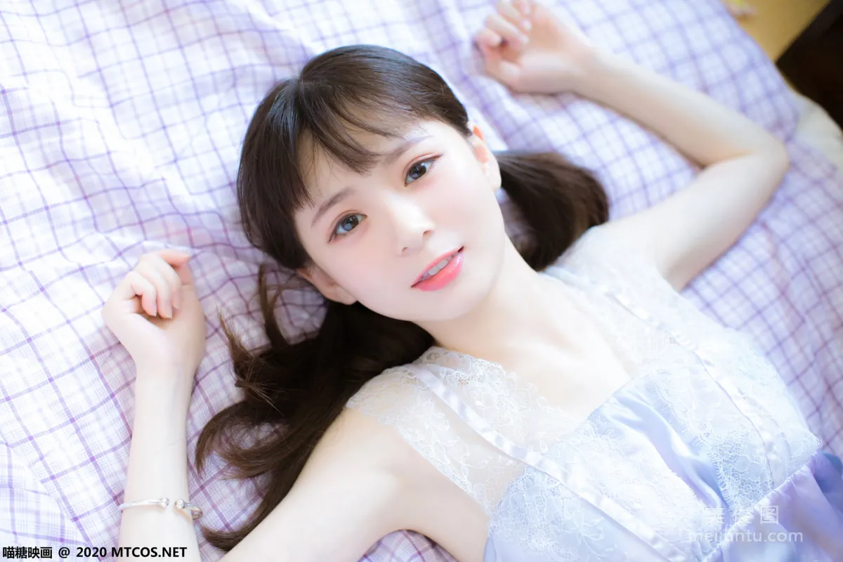 [喵糖映画] VOL.321 蓝色私房 写真套图1