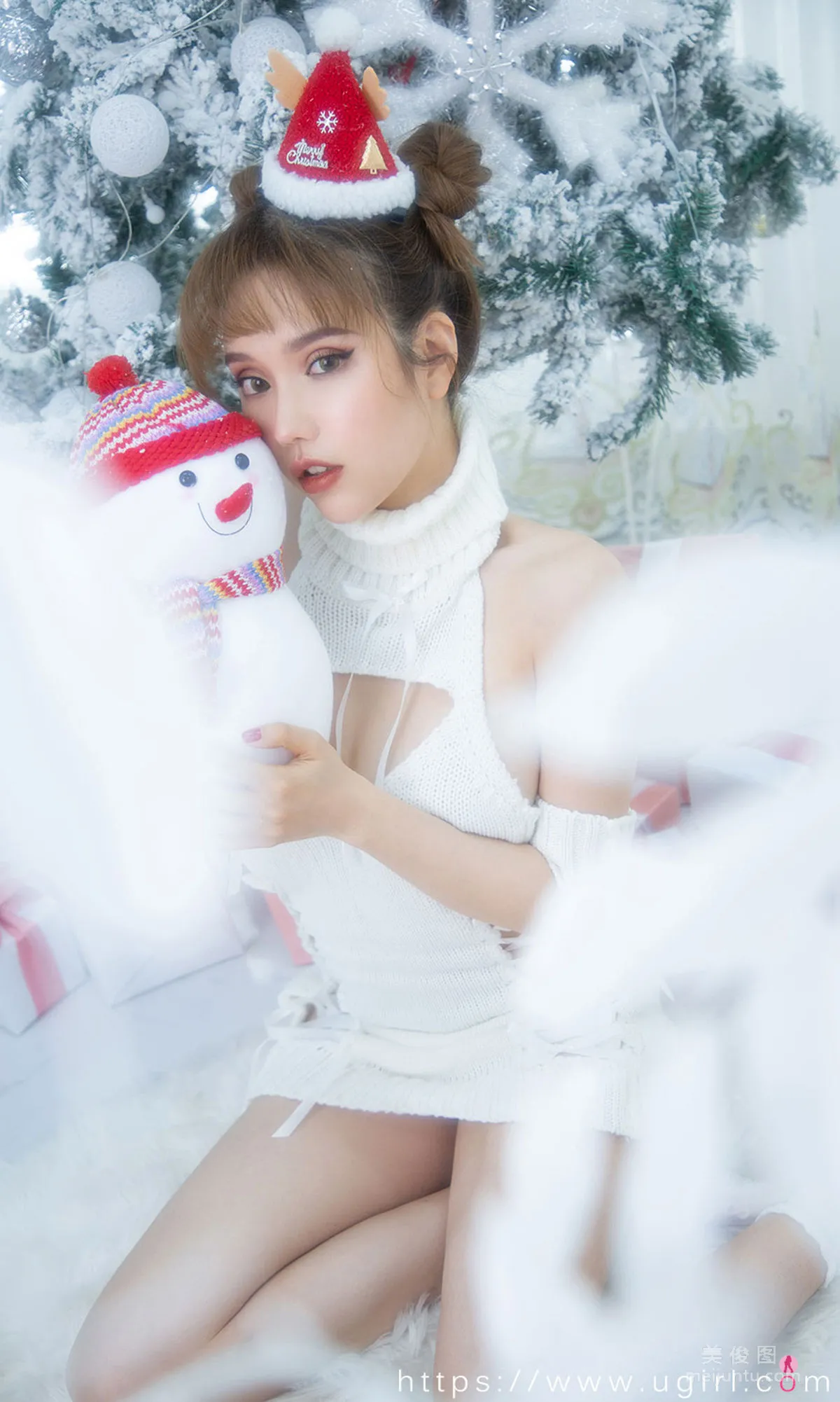 [Ugirls] No.1986 Ni Xiaoyao - Two-Color Christmas photo 17