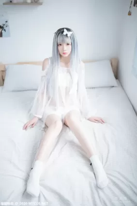 [喵糖映畫] VOL.325 白色紗裙 寫真套圖