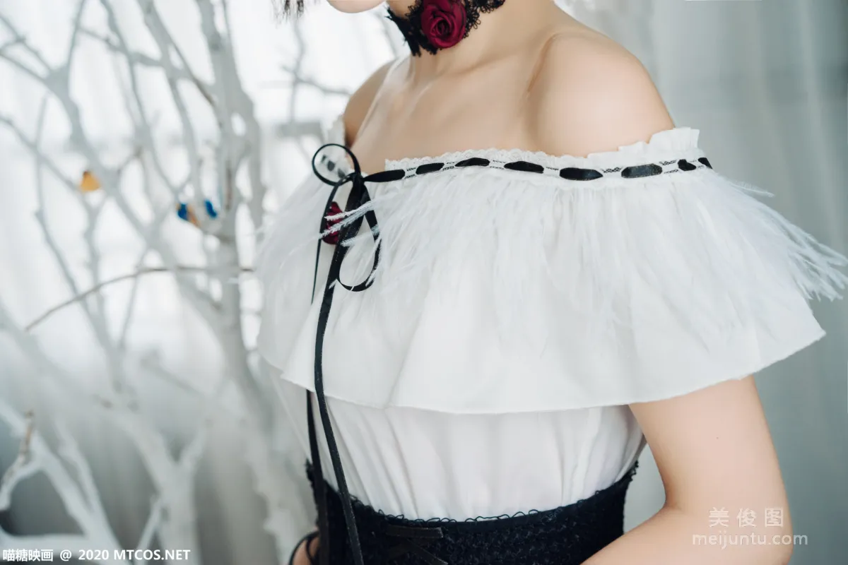 [喵糖映畫] VOL.329 小白裙 寫真套圖 13