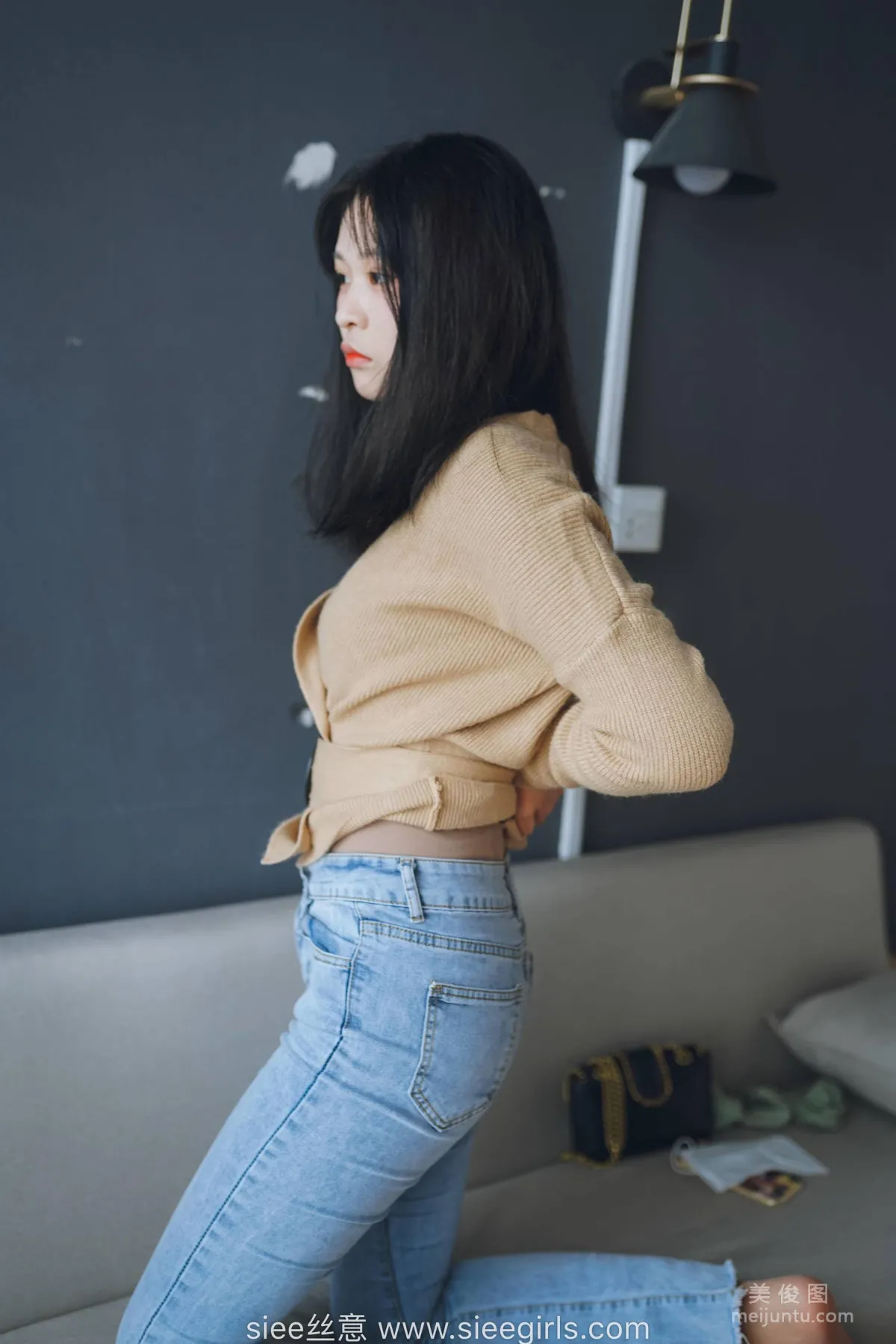 [SIEE] No.471 Wen Wen - White High Heels, Stockings in Pants photo 32