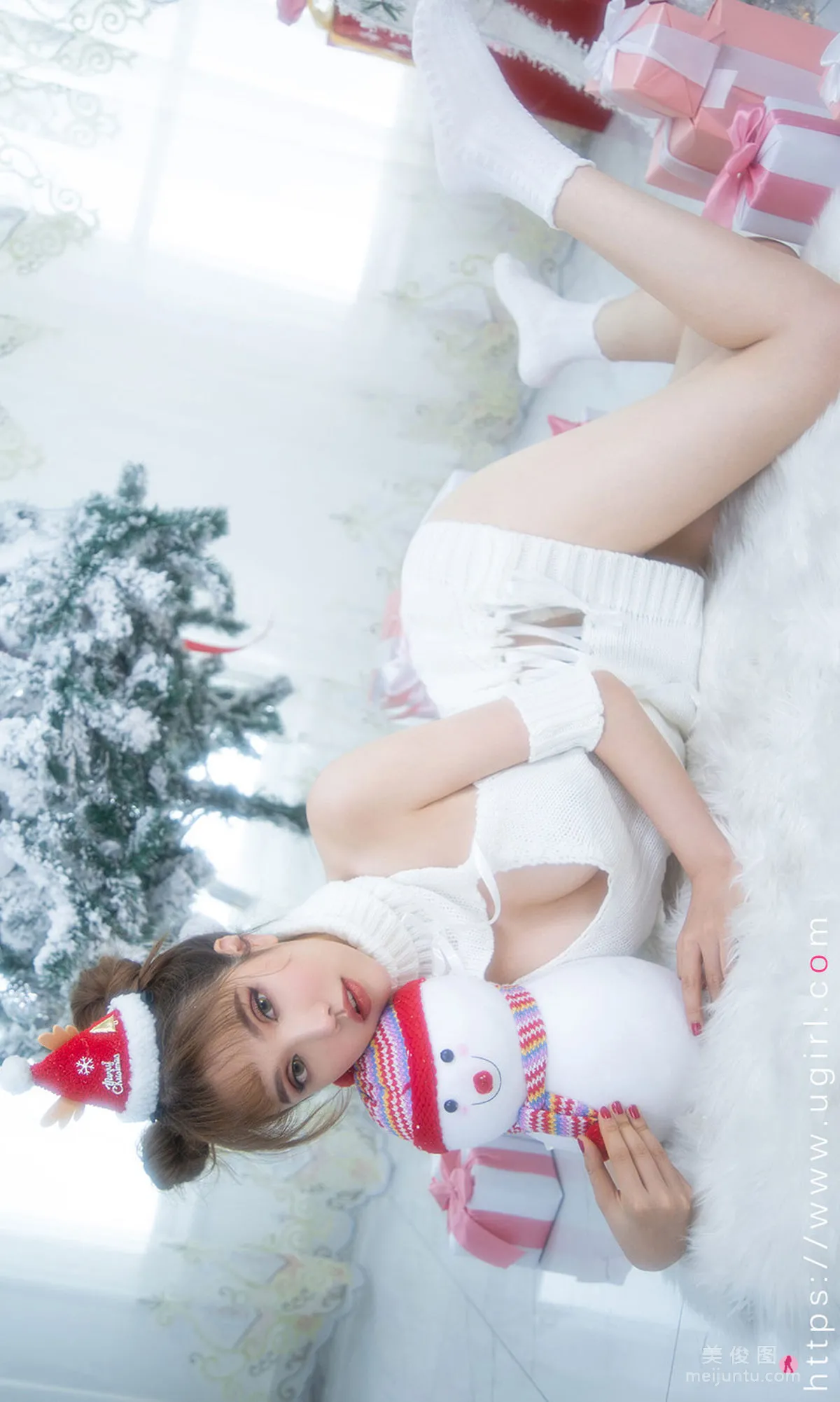 [Ugirls] No.1986 Ni Xiaoyao - Two-Color Christmas photo 9