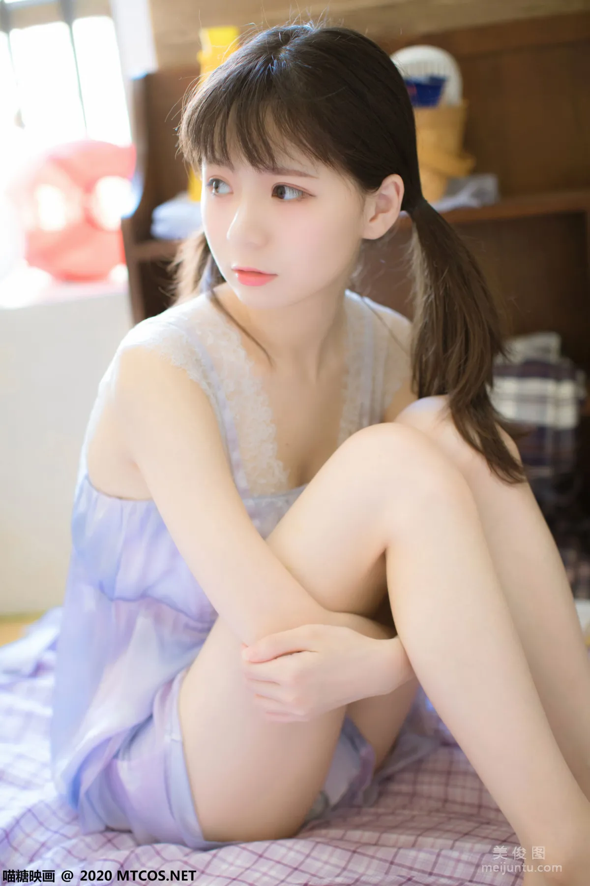 [喵糖映画] VOL.321 蓝色私房 写真套图2