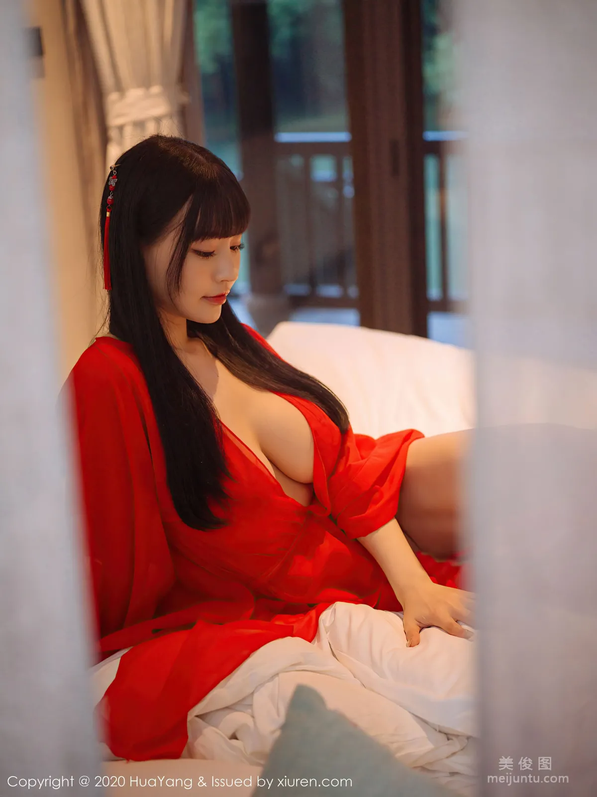[HuaYang] Vol.310 Barbie Ke'er Flower - Time Travel to the Song Dynasty Theme Series photo 52