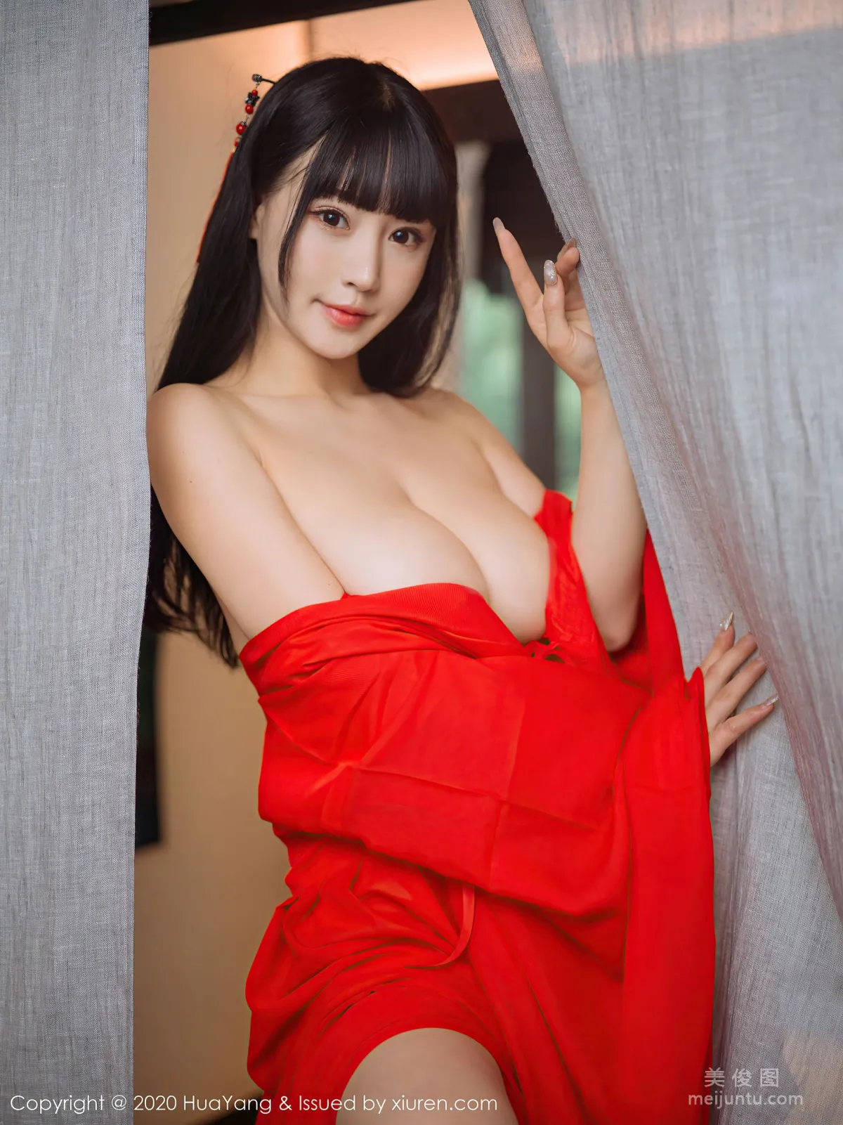 [HuaYang] Vol.310 Barbie Ke'er Flower - Time Travel to the Song Dynasty Theme Series photo 38
