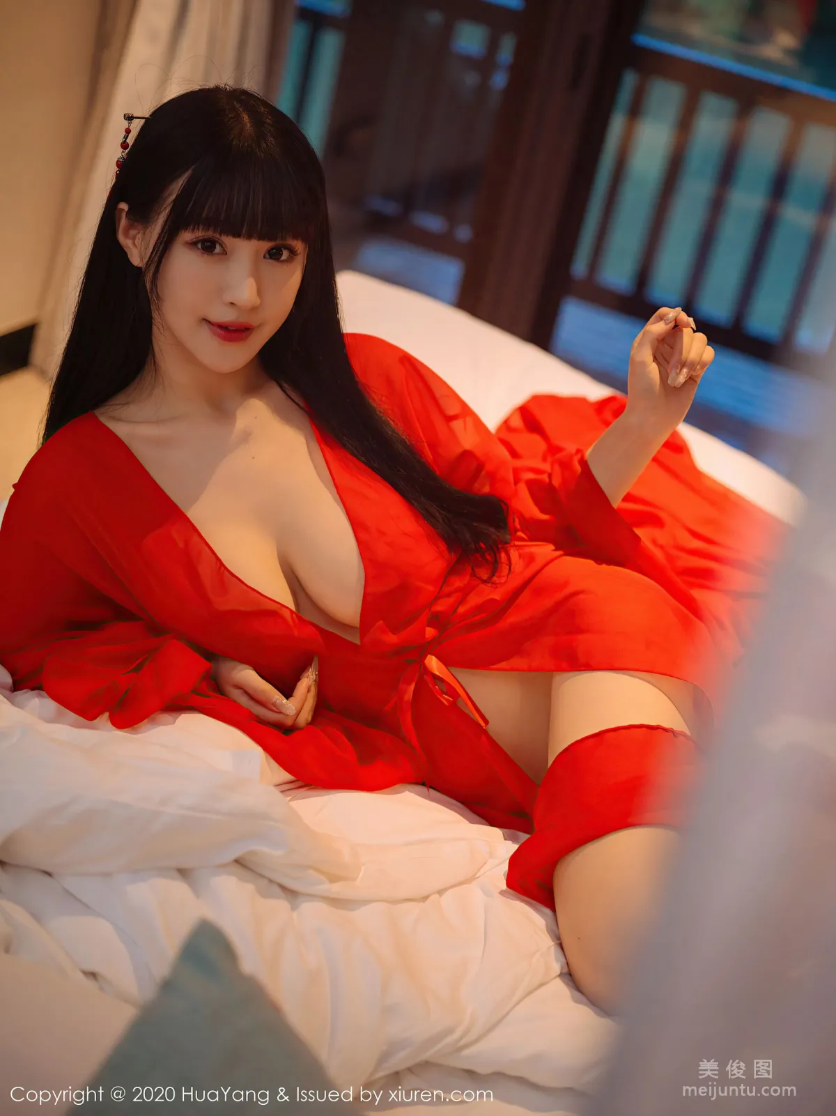 [HuaYang] Vol.310 Barbie Ke'er Flower - Time Travel to the Song Dynasty Theme Series photo 67