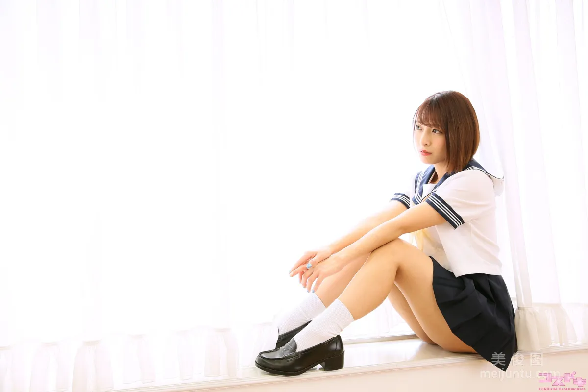 [Cosdoki] Miku Abeno - abenomiku2_pic_sailor1+2 photo 35