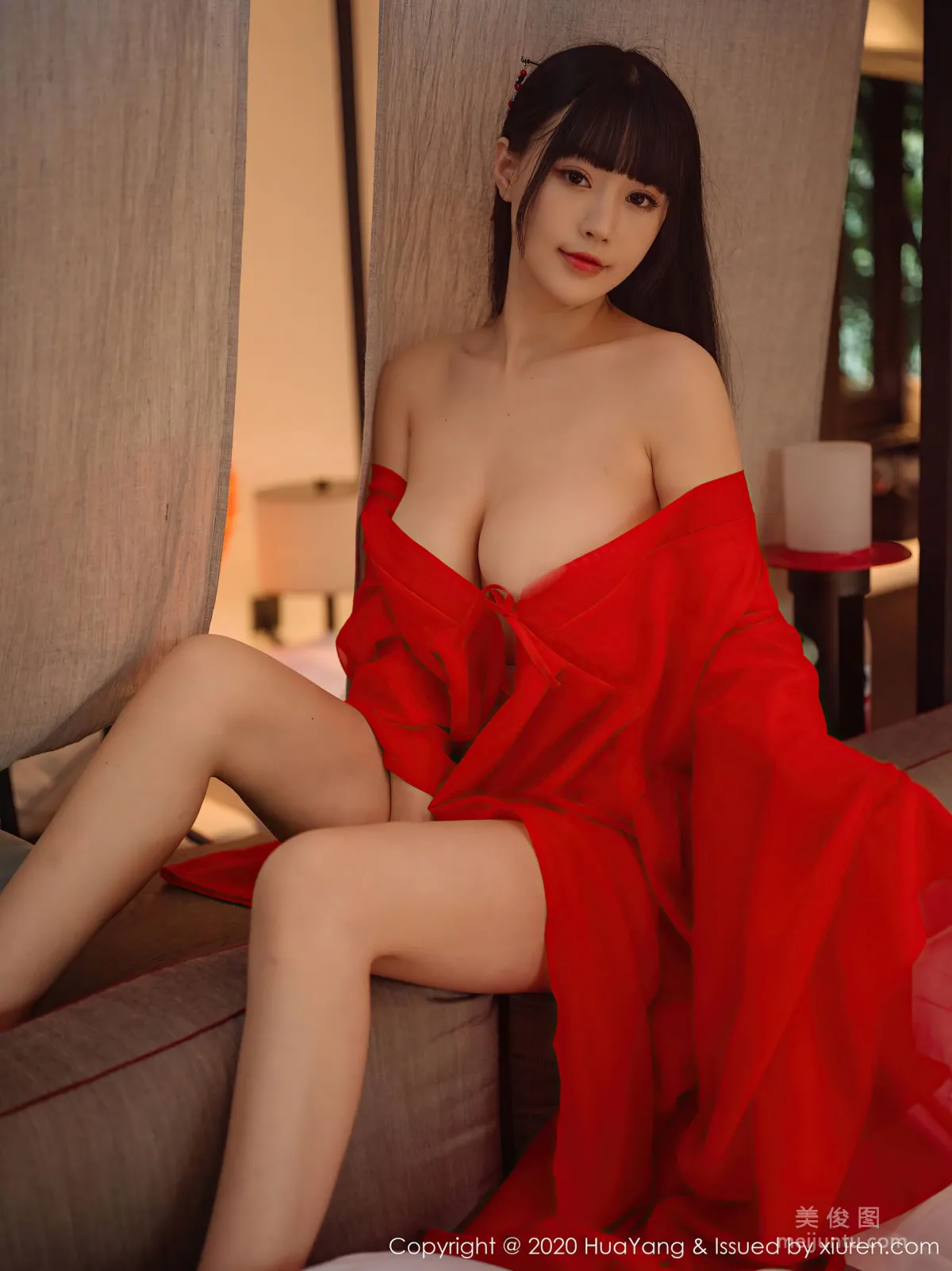 [HuaYang] Vol.310 Barbie Ke'er Flower - Time Travel to the Song Dynasty Theme Series photo 35