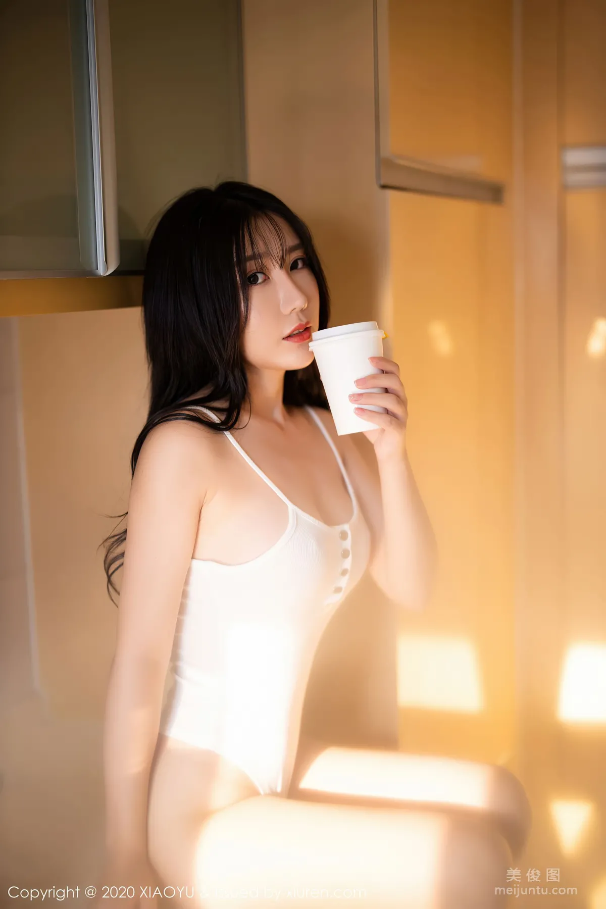 [语画界XIAOYU] Vol.406 陈梦babe - 日式风格的白色吊带系列45
