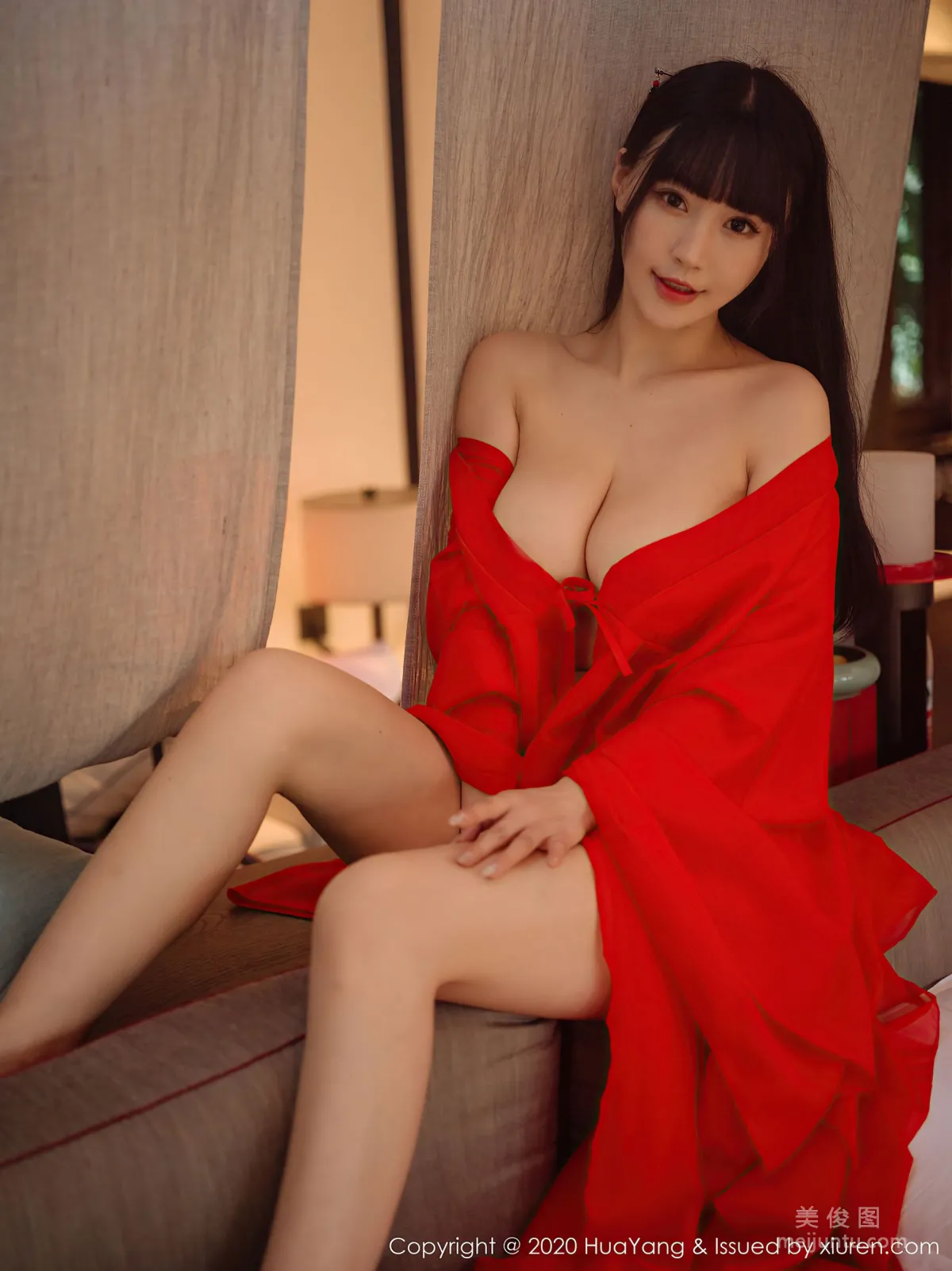 [HuaYang] Vol.310 Barbie Ke'er Flower - Time Travel to the Song Dynasty Theme Series photo 34