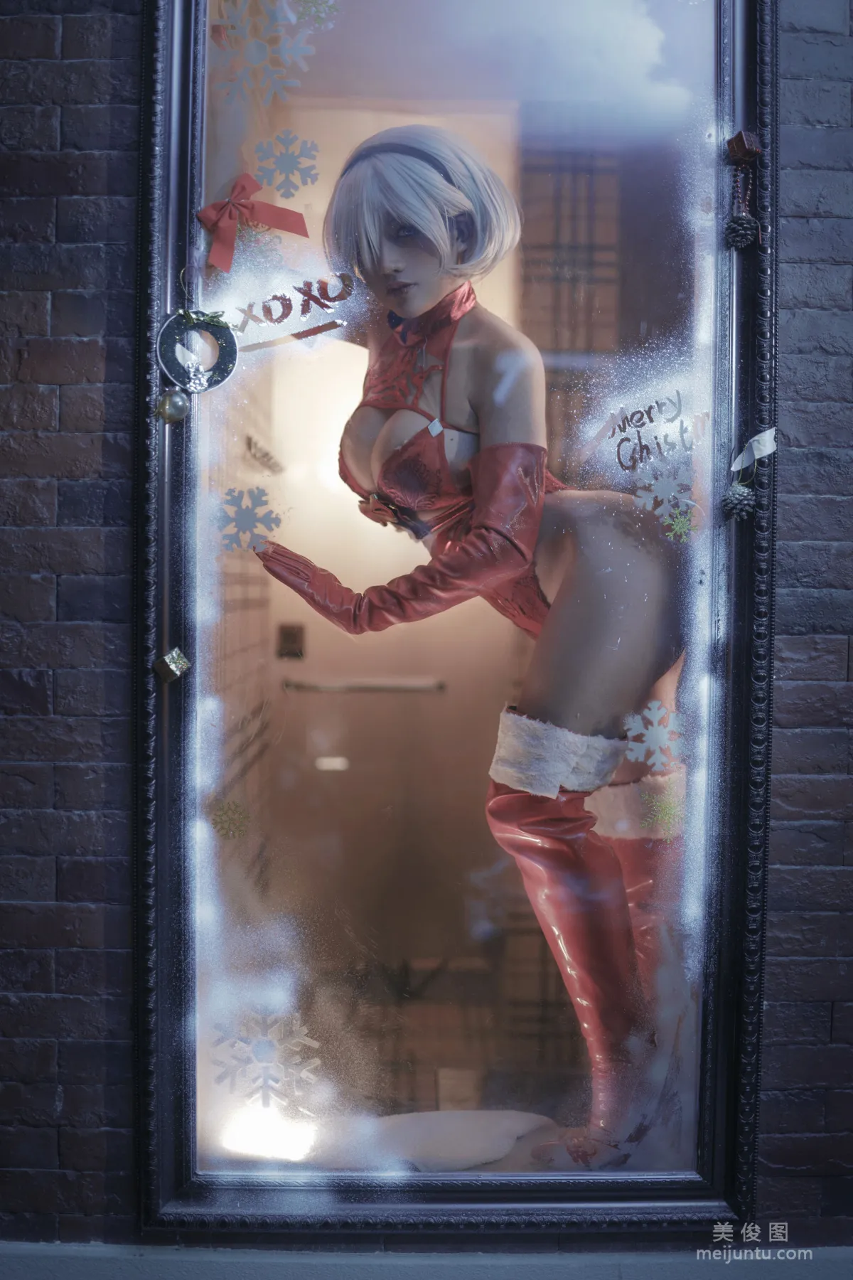 [Cosplay] Yixiao Fangxiang Qin - 2B Christmas Photo Set photo 6