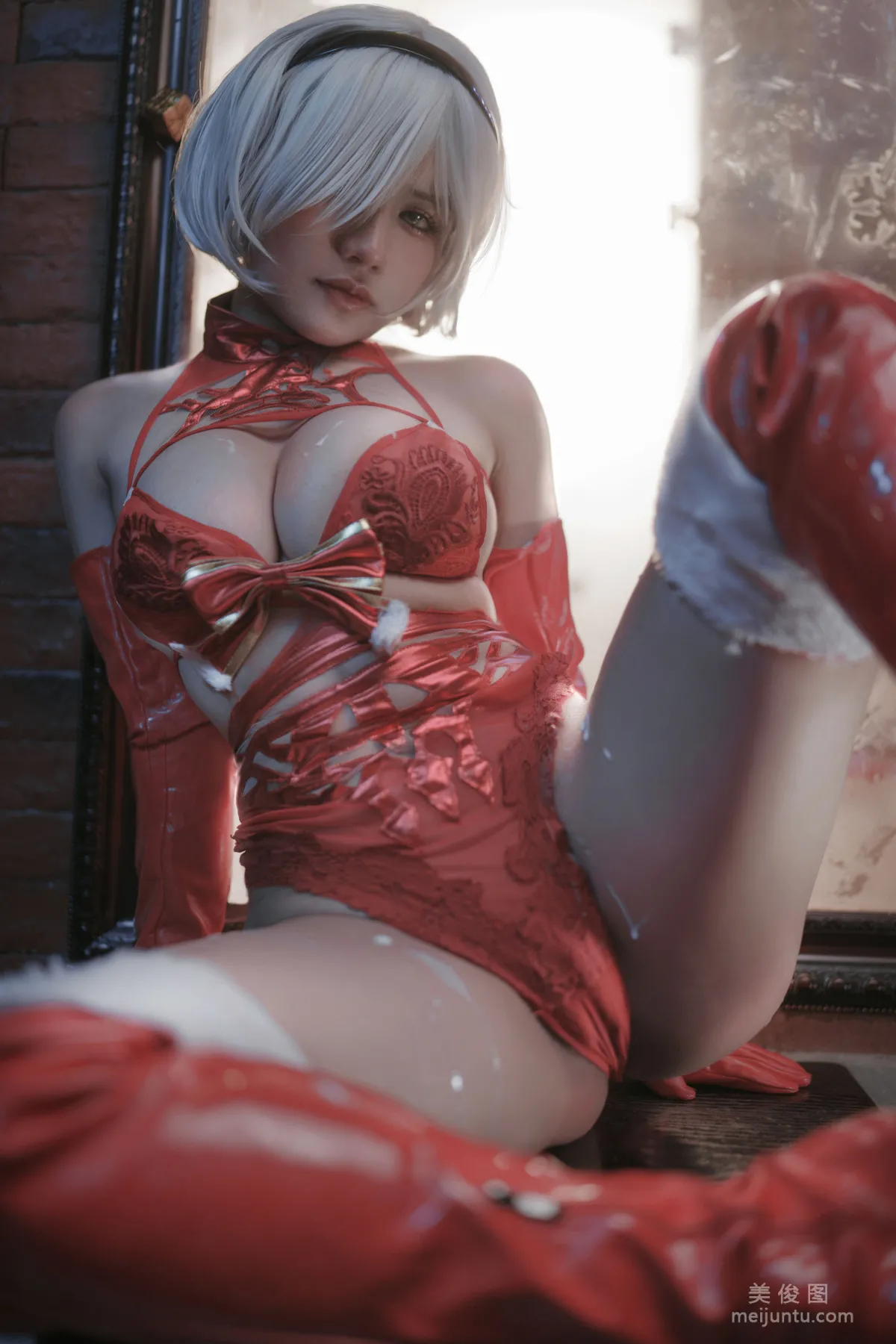 [Cosplay] Yixiao Fangxiang Qin - 2B Christmas Photo Set photo 13