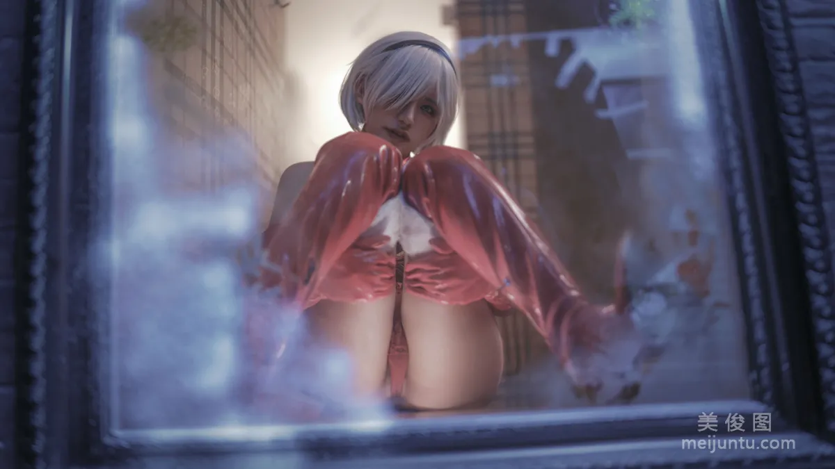 [Cosplay] Yixiao Fangxiang Qin - 2B Christmas Photo Set photo 7